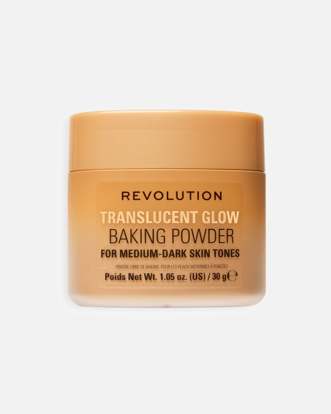 Cipria di Unisex Revolution Translucent Glow Loose Baking Powder MEDIUM TO DARK