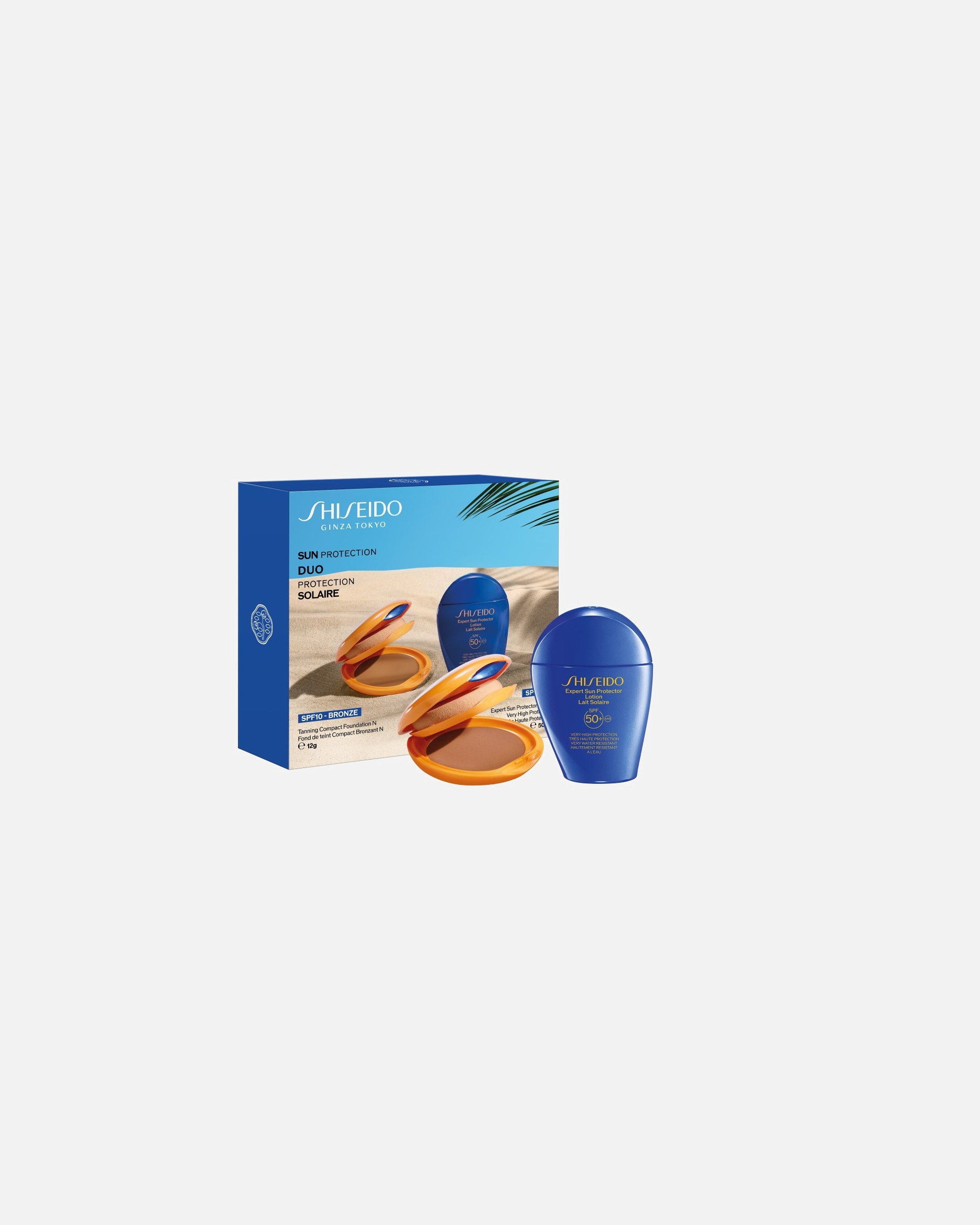 Set Protezione Solare di Unisex SHISEIDO Suncare Tanning & Protection Duo 1 pezzo