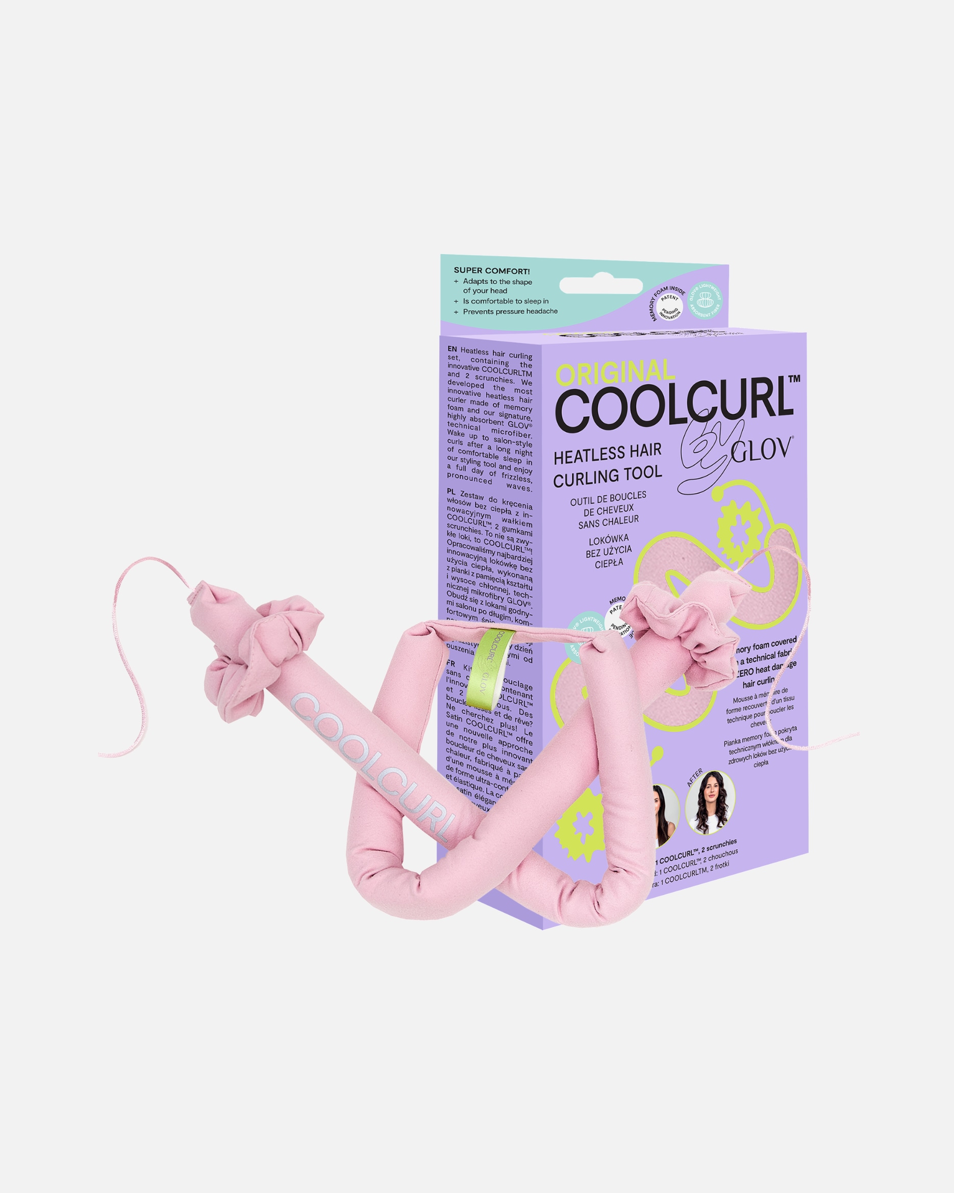 Bigodini di Unisex Glov Cool Curl Pink