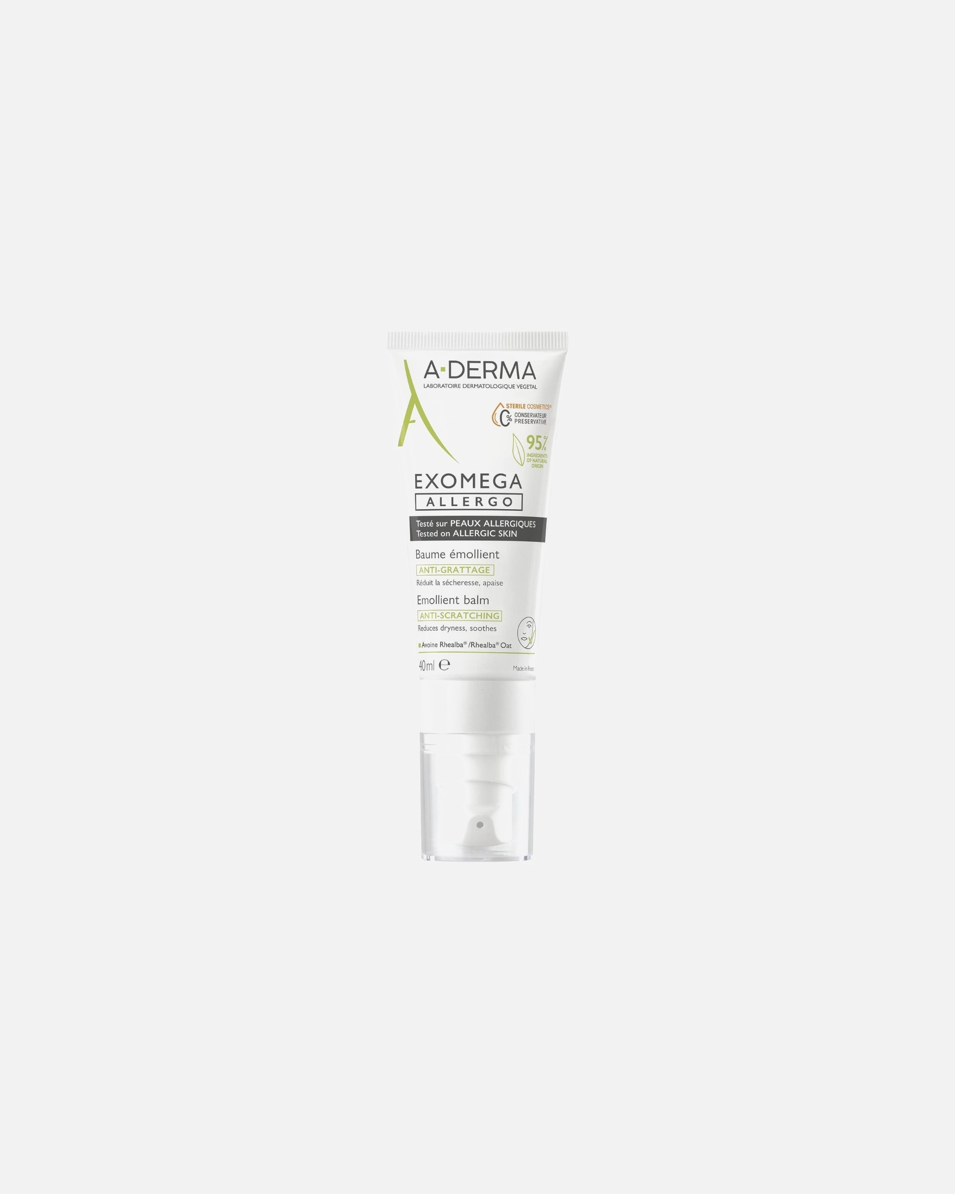 Lozione corpo di Unisex A-DERMA EXOMEGA ALLERGO 40 ml