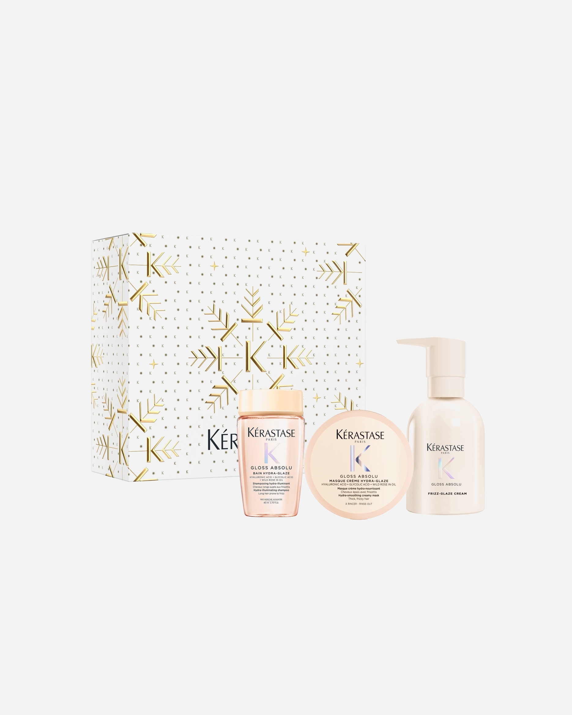 Set cura dei capelli di Unisex KÉRASTASE Gloss Absolu Cream Holiday Set 1 pezzo