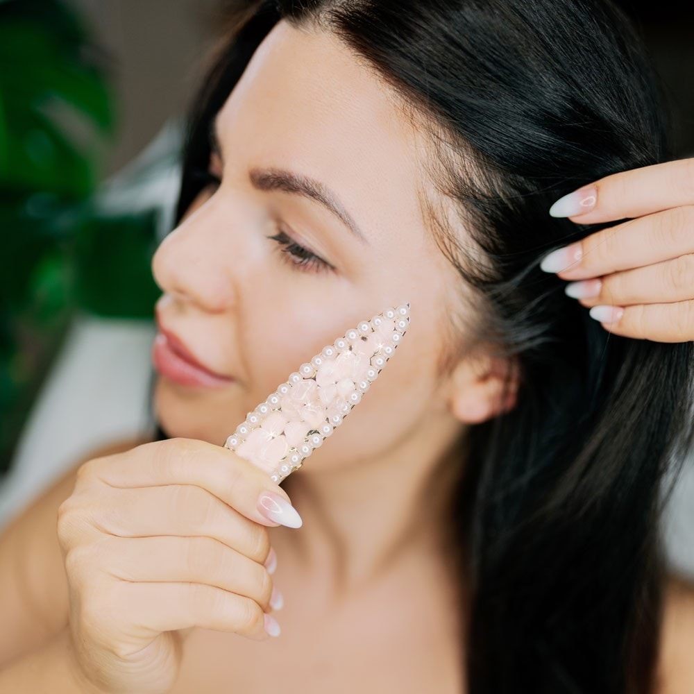 Fermaglio per Capelli a Forma di Nota Musicale alla Moda, Clip a Squalo in Metallo con Perle, Placcato Oro, Fermacapelli in Lega Fermaglio per Capelli a Forma di Nota Musicale alla Moda, Clip a Squalo in Metallo con Perle, Placcato Oro, Fermacapelli in Lega