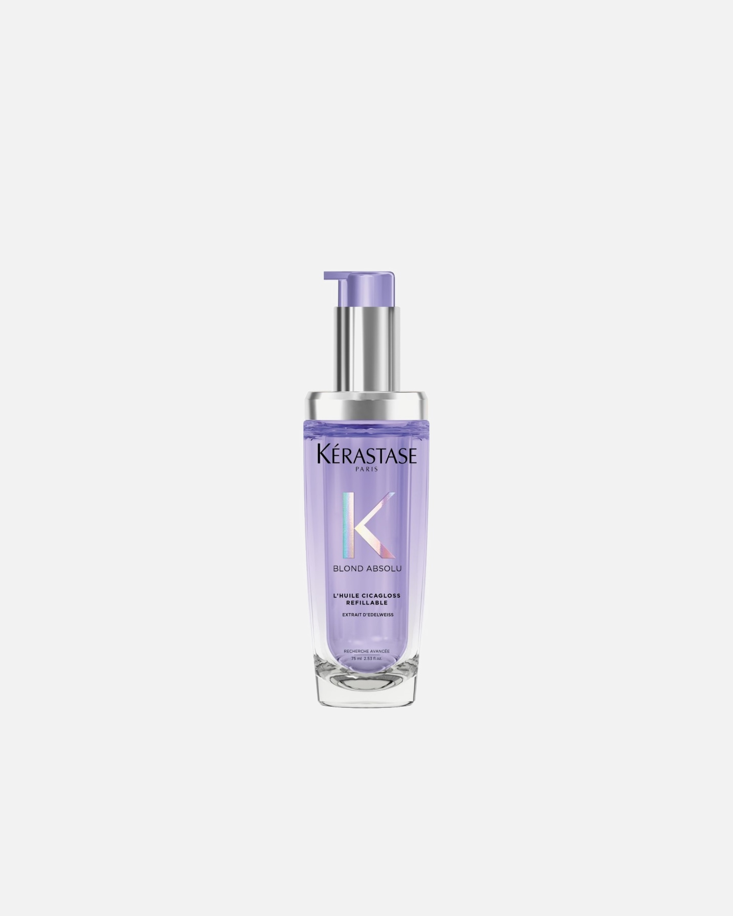 Olio capelli di Femmina KÉRASTASE Blond Absolu Olio che dona lucentezza e idratazione profonda ai capelli biondi, anche ricaricabile 75 ml