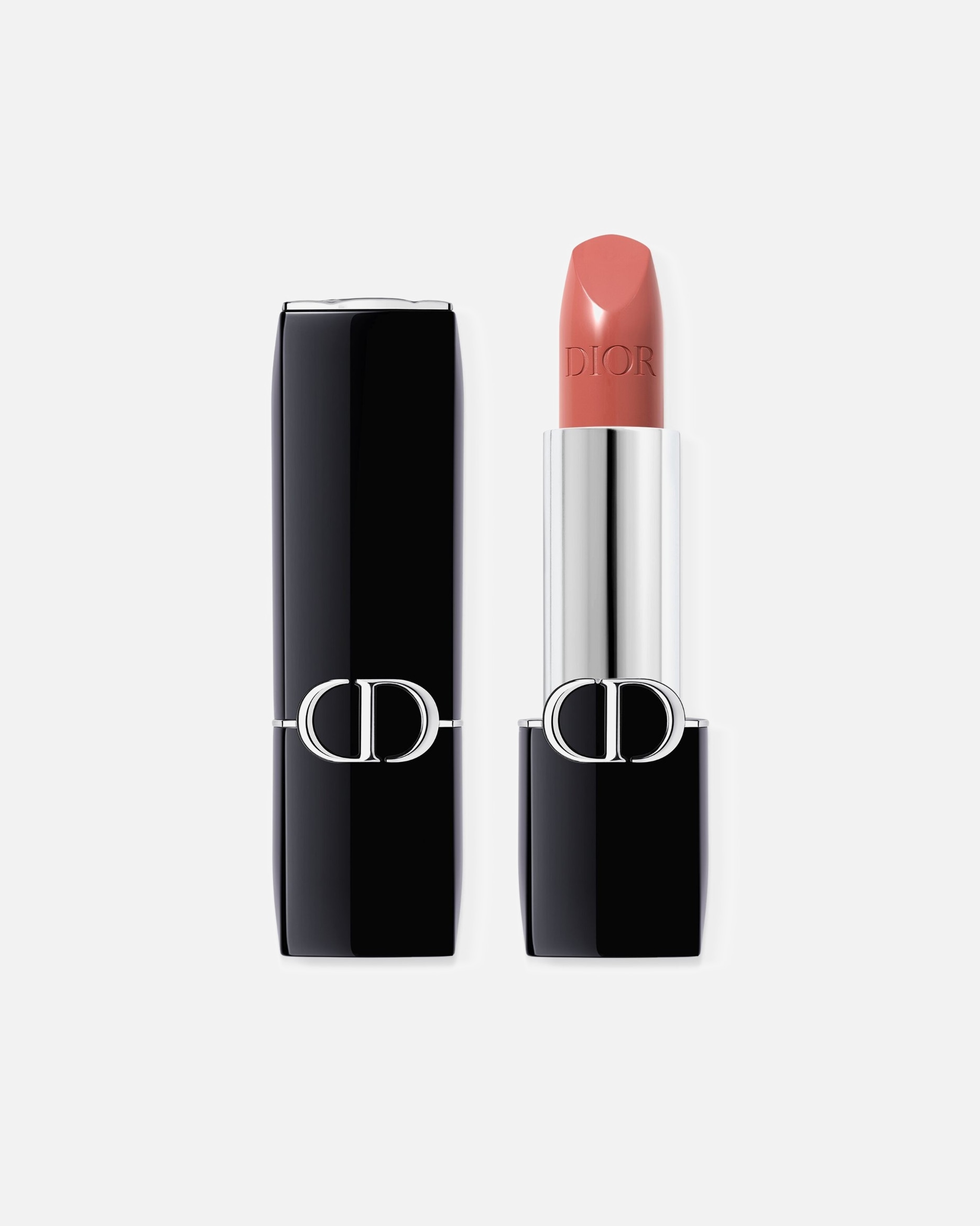 Rossetto di Unisex DIOR Rouge Dior Rouge Dior Rossetto – comfort e lunga tenuta – trattamento floreale idratante 100 - NUDE LOOK