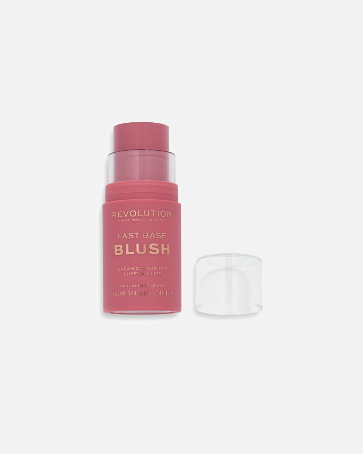 Blush di Unisex Revolution Fard Base Veloce in stick Bare
