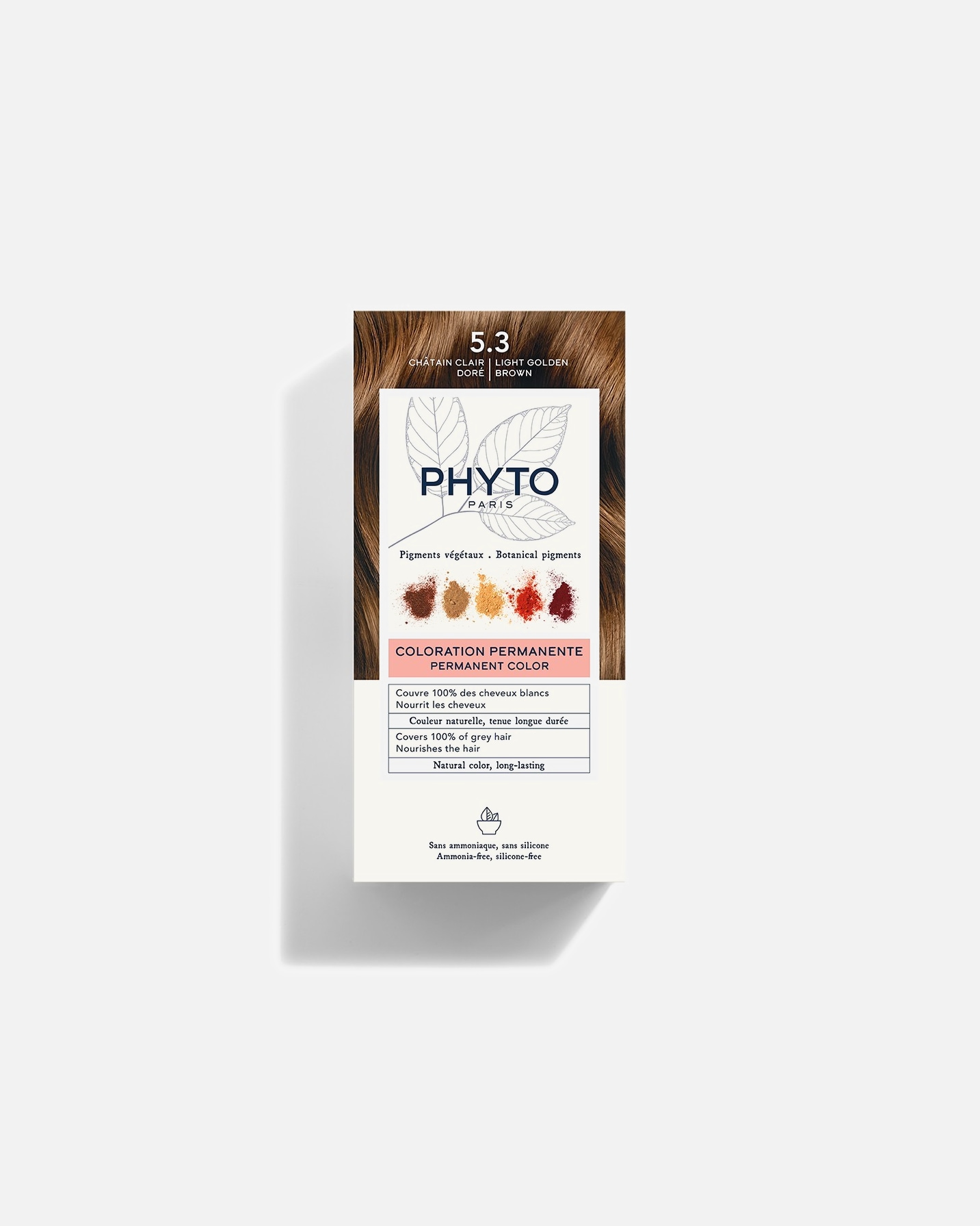 Colorazione capelli di Unisex Phyto Phytocolor 5 3 - BRIGHT GOLDEN CHESTNUT