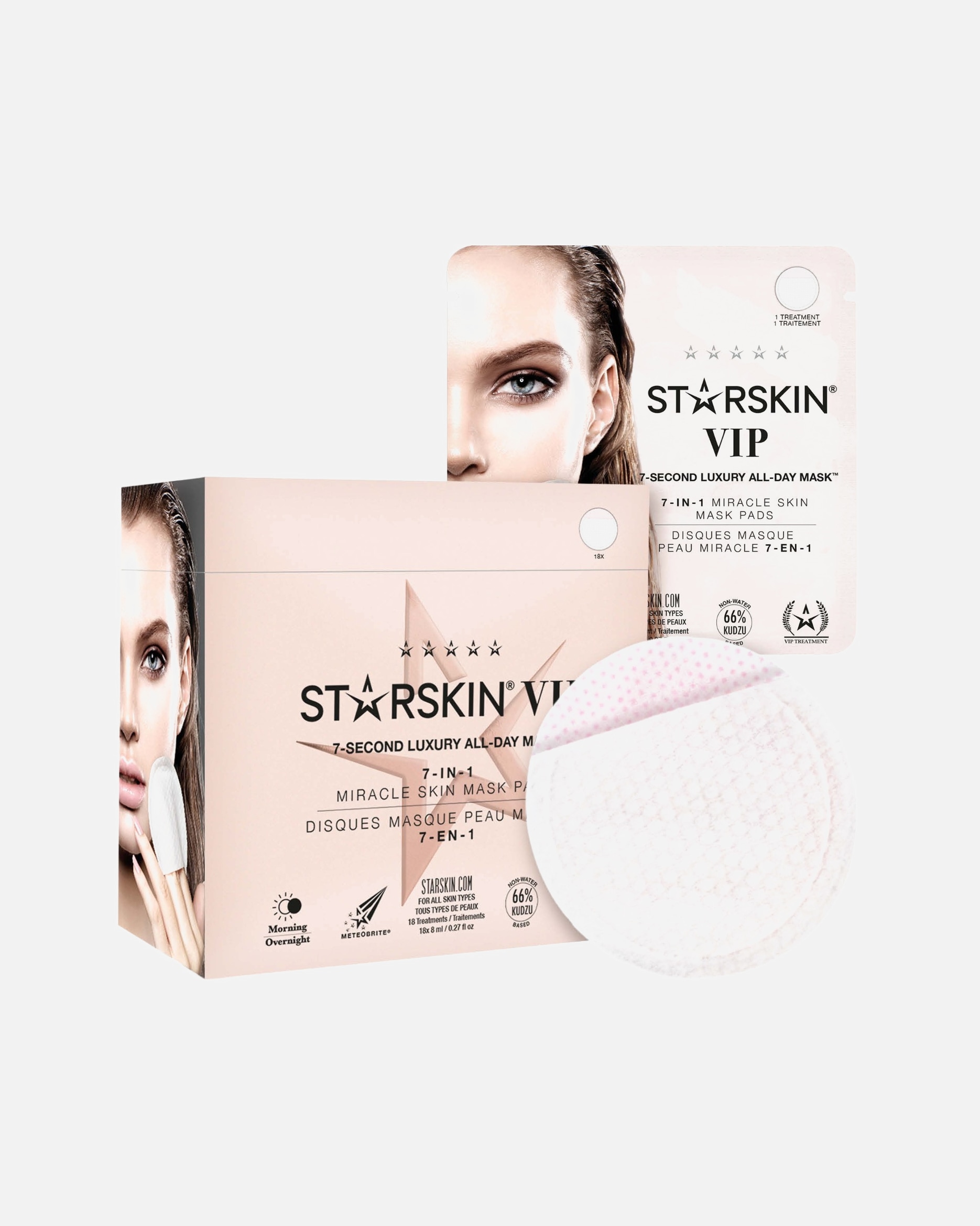Maschera Idratante di Unisex STARSKIN® VIP - All Day Mask Miracle Skin Mask Pads 1 pz