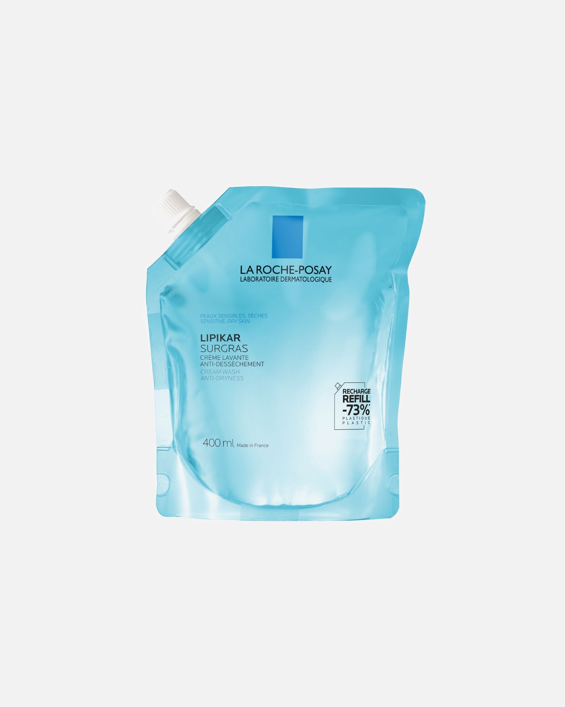 Bagnoschiuma di Unisex La Roche Posay Pelle a tendenza atopica Lipikar Surgras doccia-crema detergente relipidante anti-secchezza 400 ml - Refill