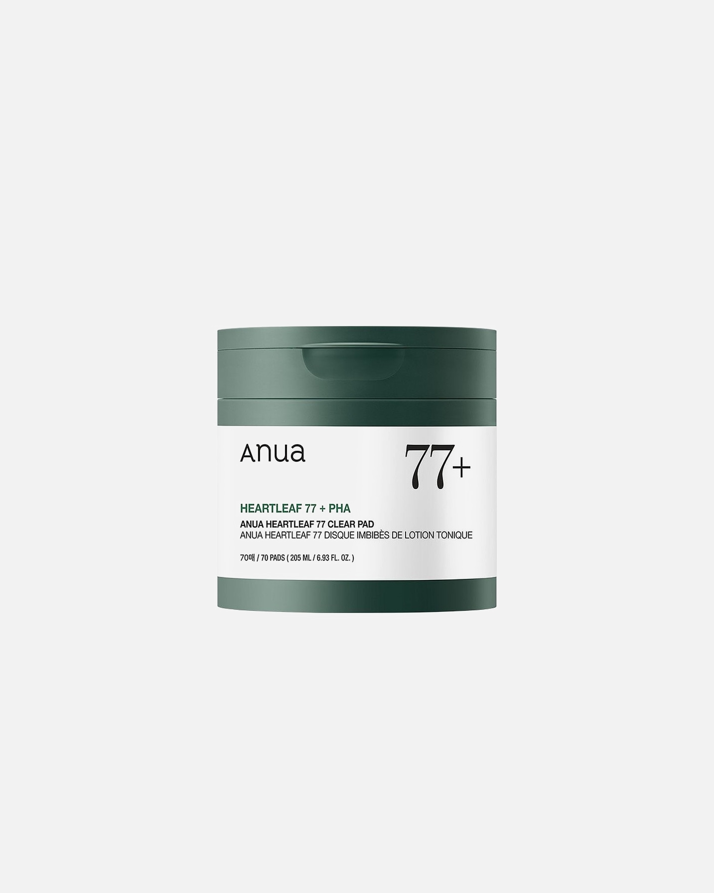 Tonico viso di Unisex Anua Heartleaf 77% Clear Pad 205 ml