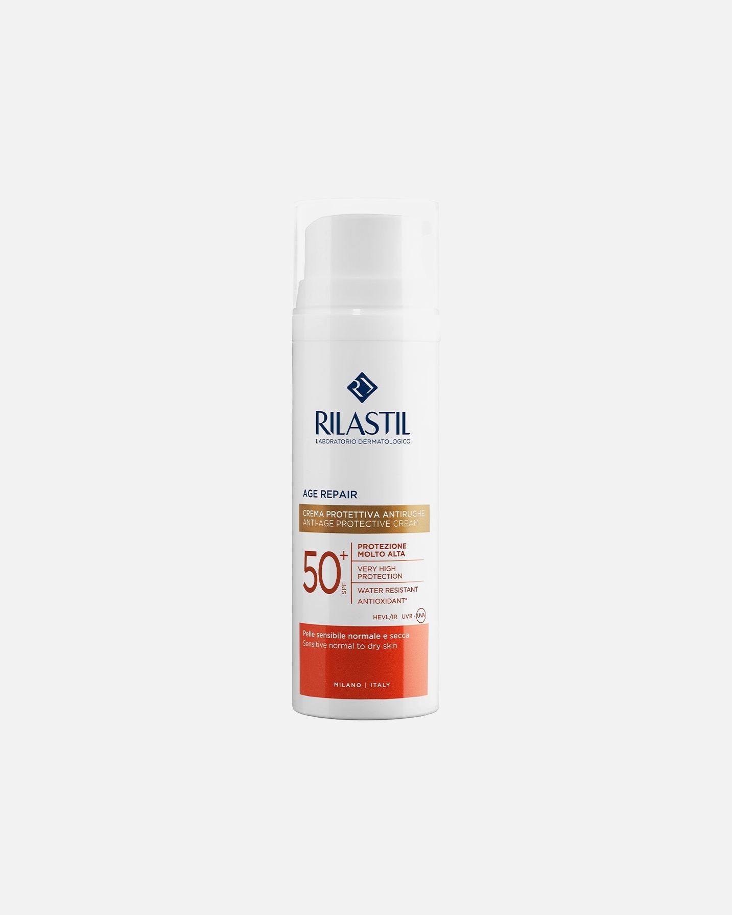 Crema solare di Unisex RILASTIL Fotoprotezione 365 Age Repair Crema SPF50+ 50 ml