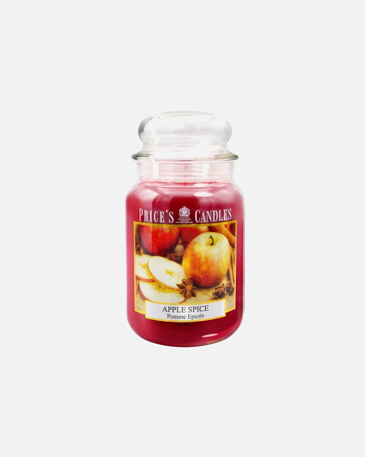 Candela di Unisex PRICE'S CANDLES Apple Spice scented candle in large jar 1 pz
