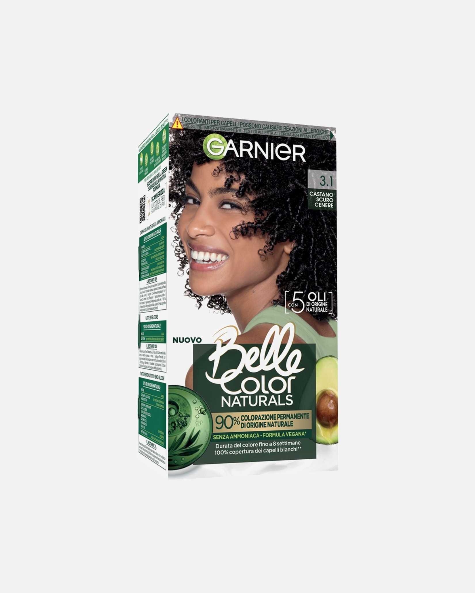 Tinta Capelli di Unisex GARNIER BELLE COLOR NATURALS 1031 - 3.1