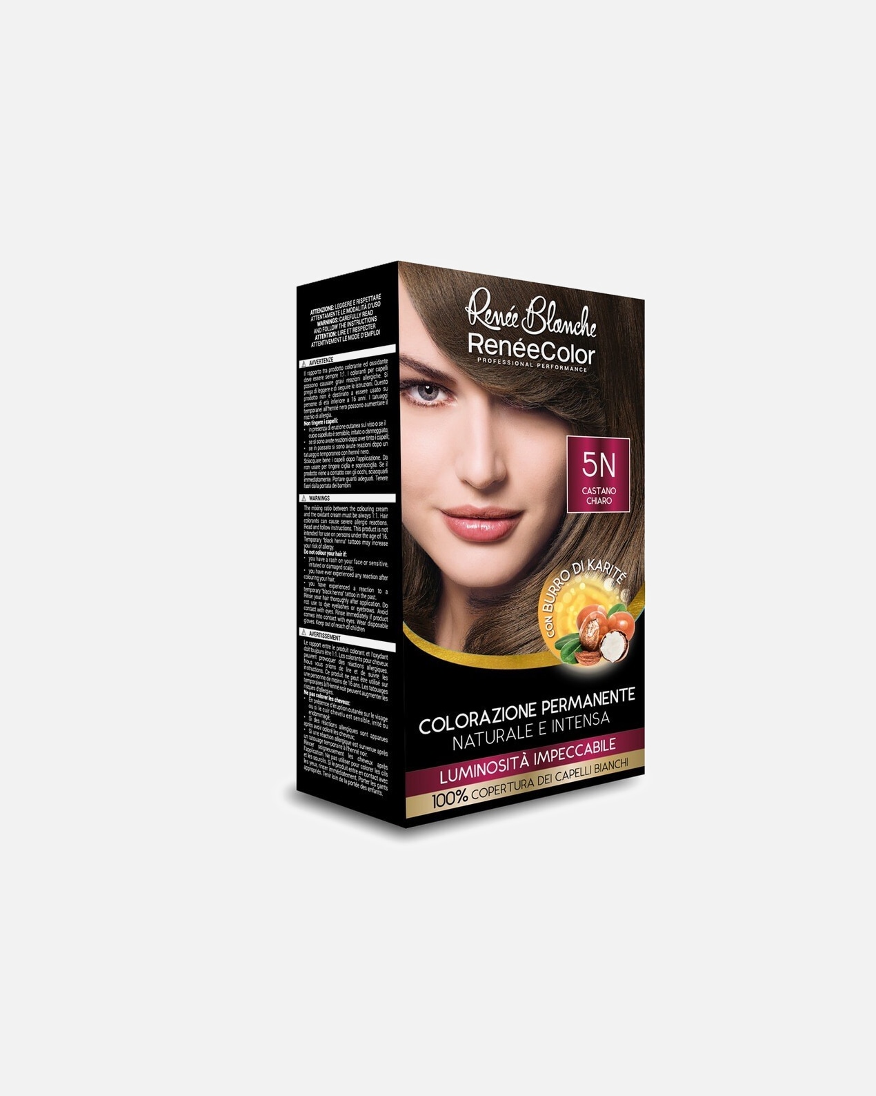 Colorazione capelli di Femmina Renée Blanche Renée Color 5N CASTANO CHIARO