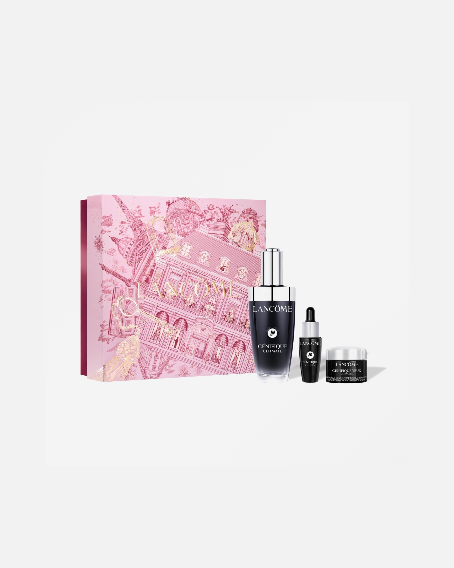Set cura del viso di Unisex Lancôme Génifique Ultimate Serum Cofanetto Regalo - Un set prezioso in edizione limitata per le festività 1 pezzo