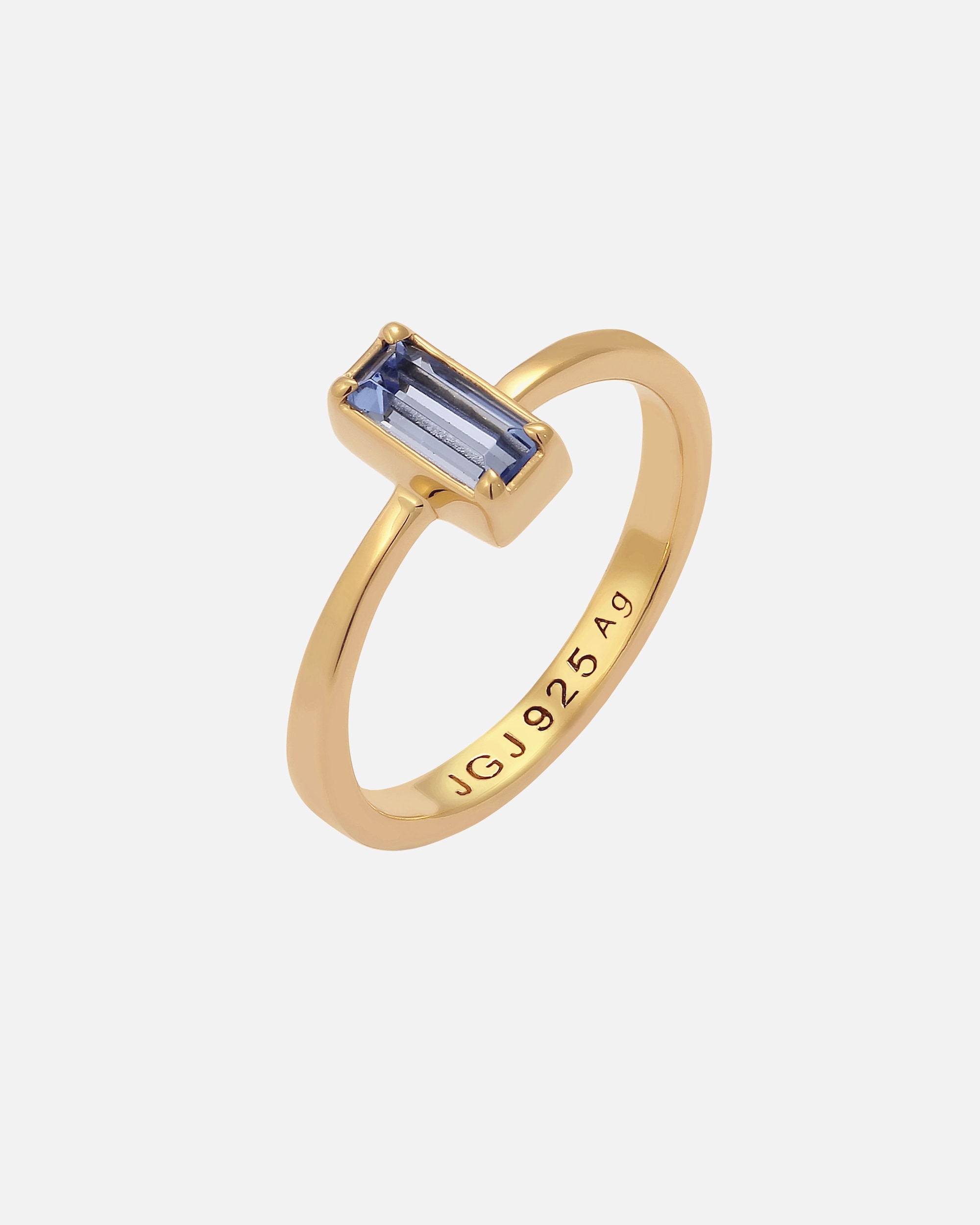Anello di Femmina Elli Anello Cristalli Vetro Blu 925 Sterling Silver 56
