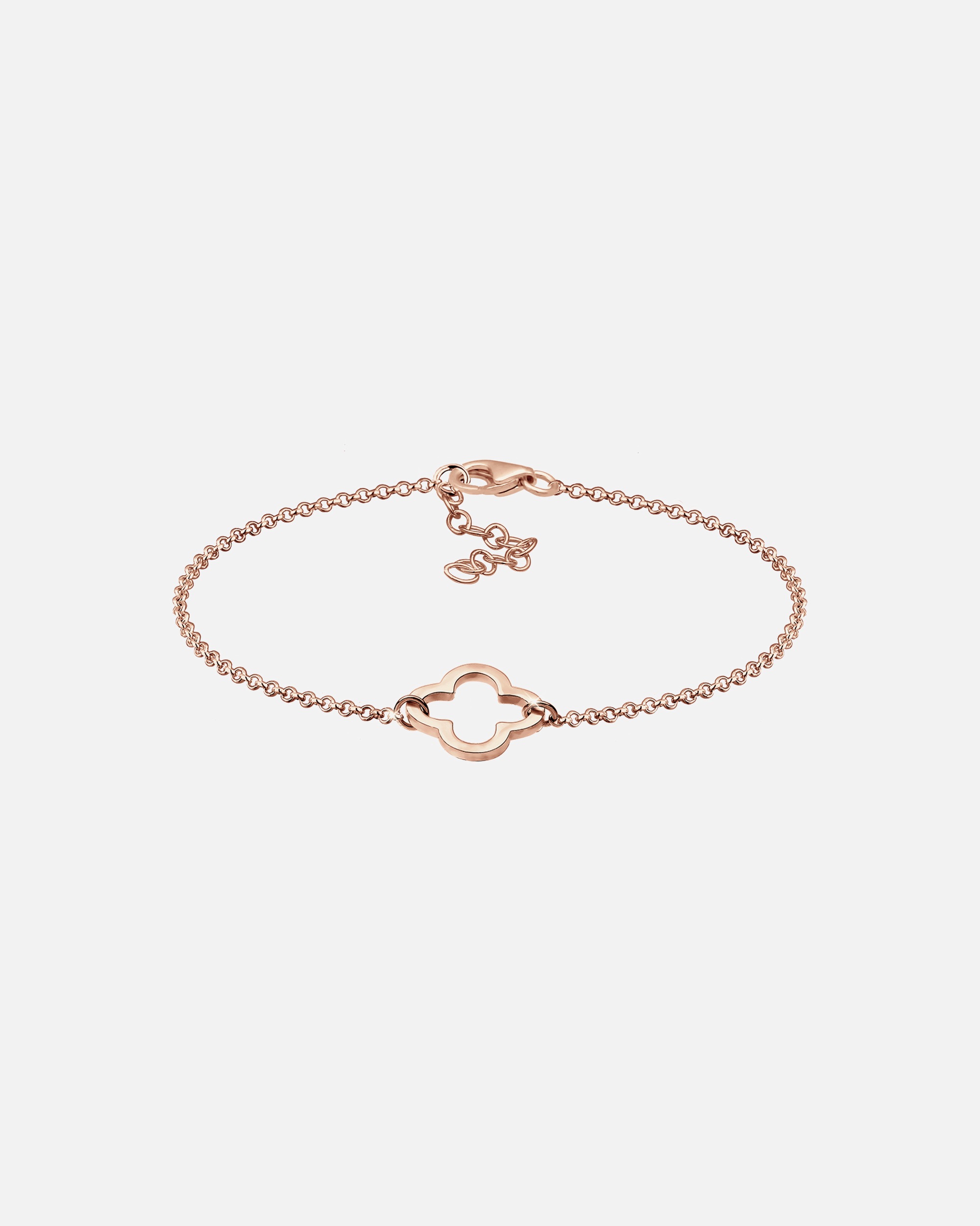 Braccialetto di Femmina Elli Simbolo di taglio a quadrifoglio in Argento Sterling 925 19