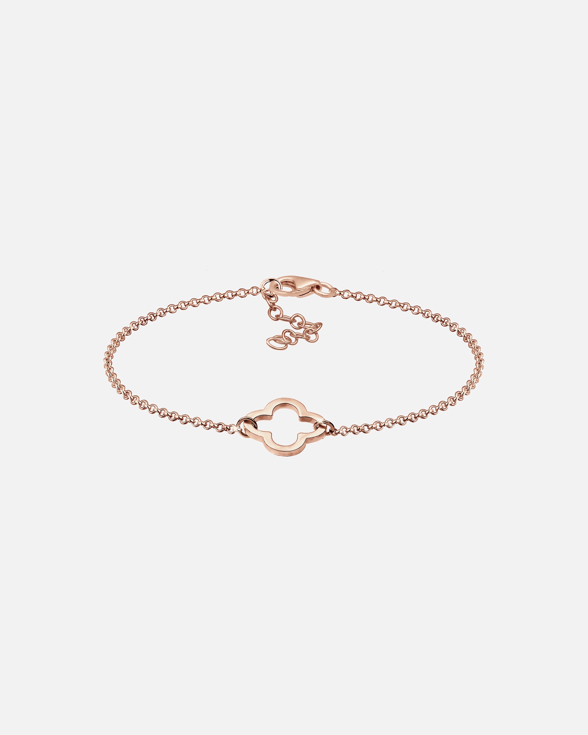 Braccialetto di Femmina Elli Simbolo di taglio a quadrifoglio in Argento Sterling 925 18