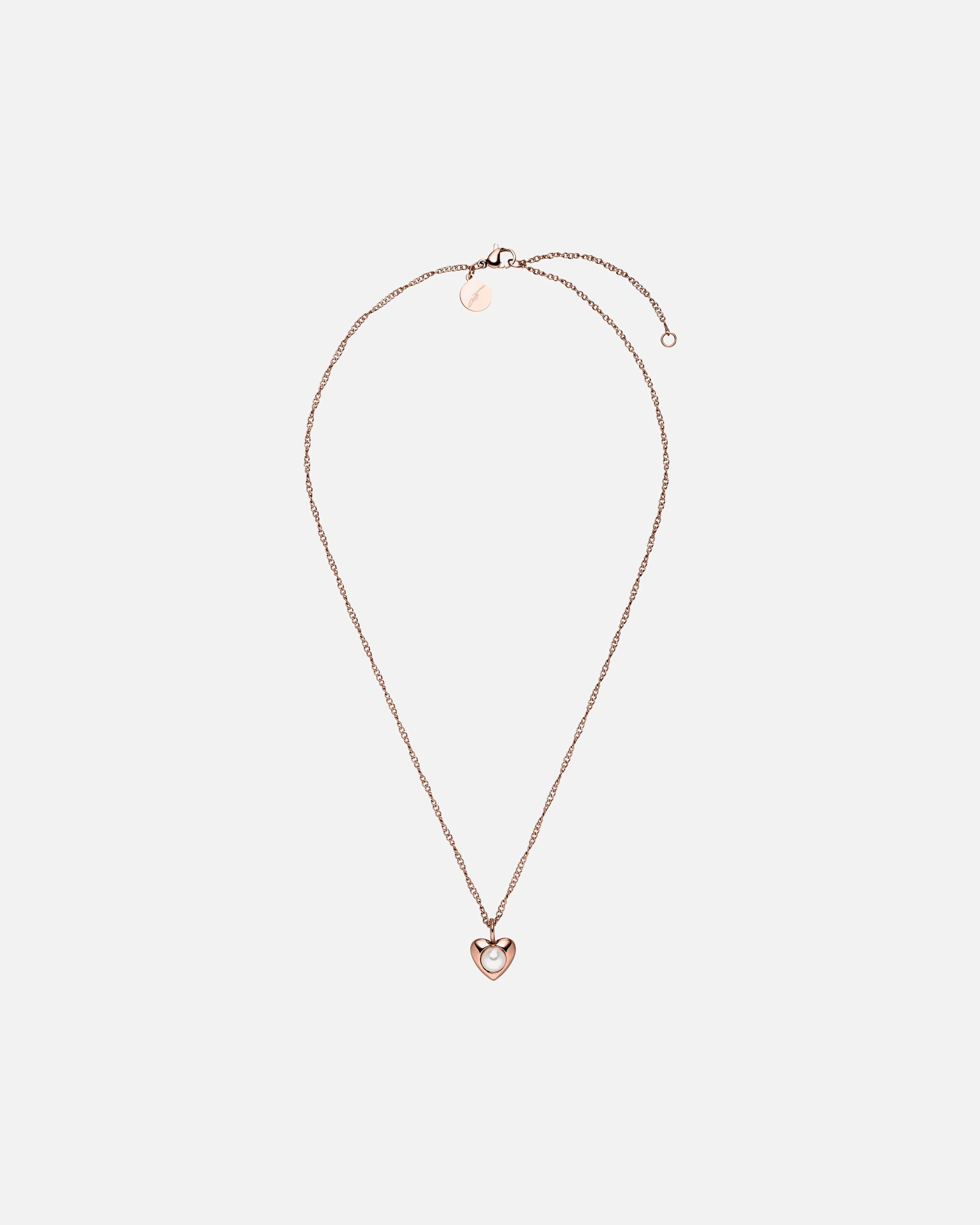 Collana di Femmina Purelei My Heart Collana 100% acciaio inossidabile Oro rosa