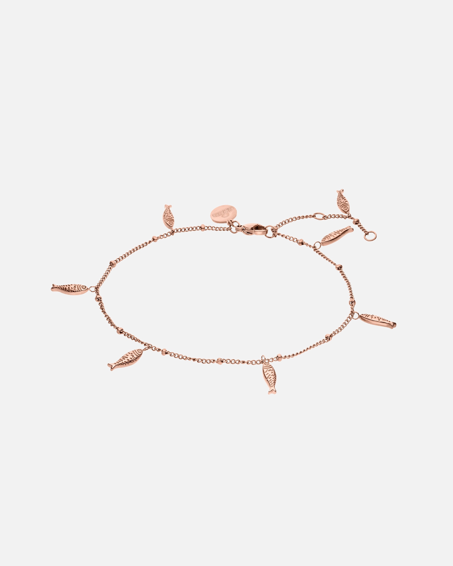 Braccialetto di Unisex Purelei Blue Lagoon Bracciale 100% acciaio inossidabile Oro