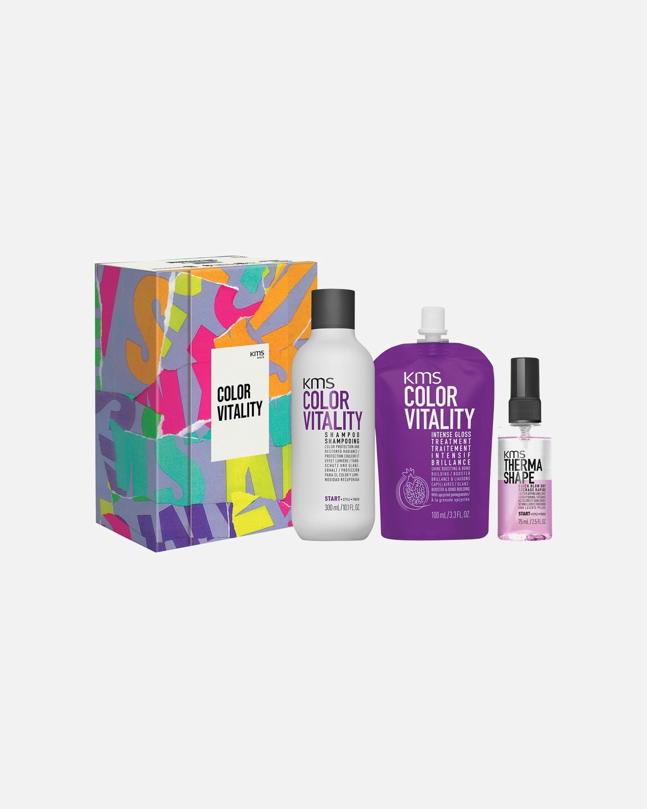Set cura dei capelli di Unisex KMS Set regalo 1 pezzo