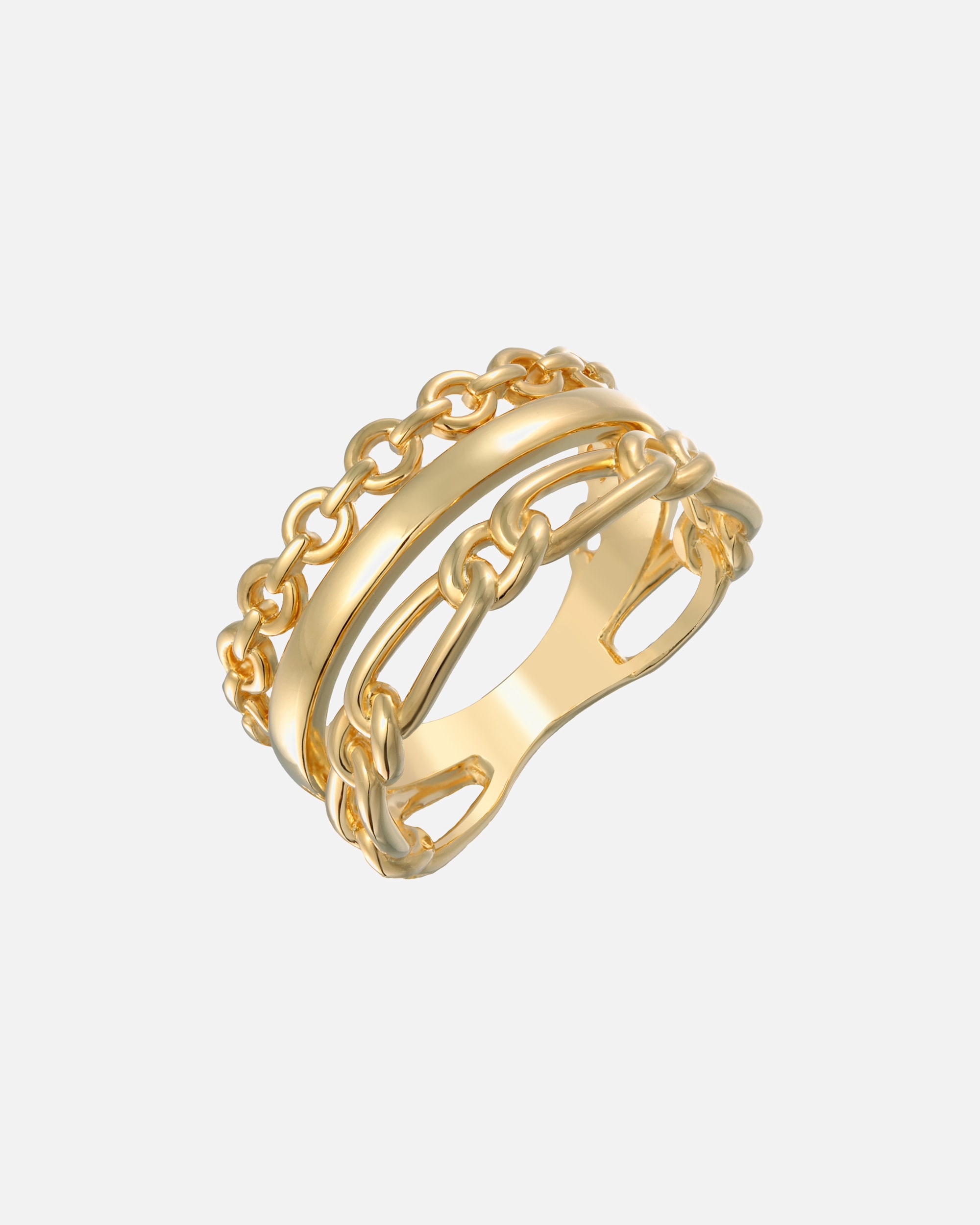 Anello di Femmina Elli Anello a Fascia Colore Oro per Donna 52