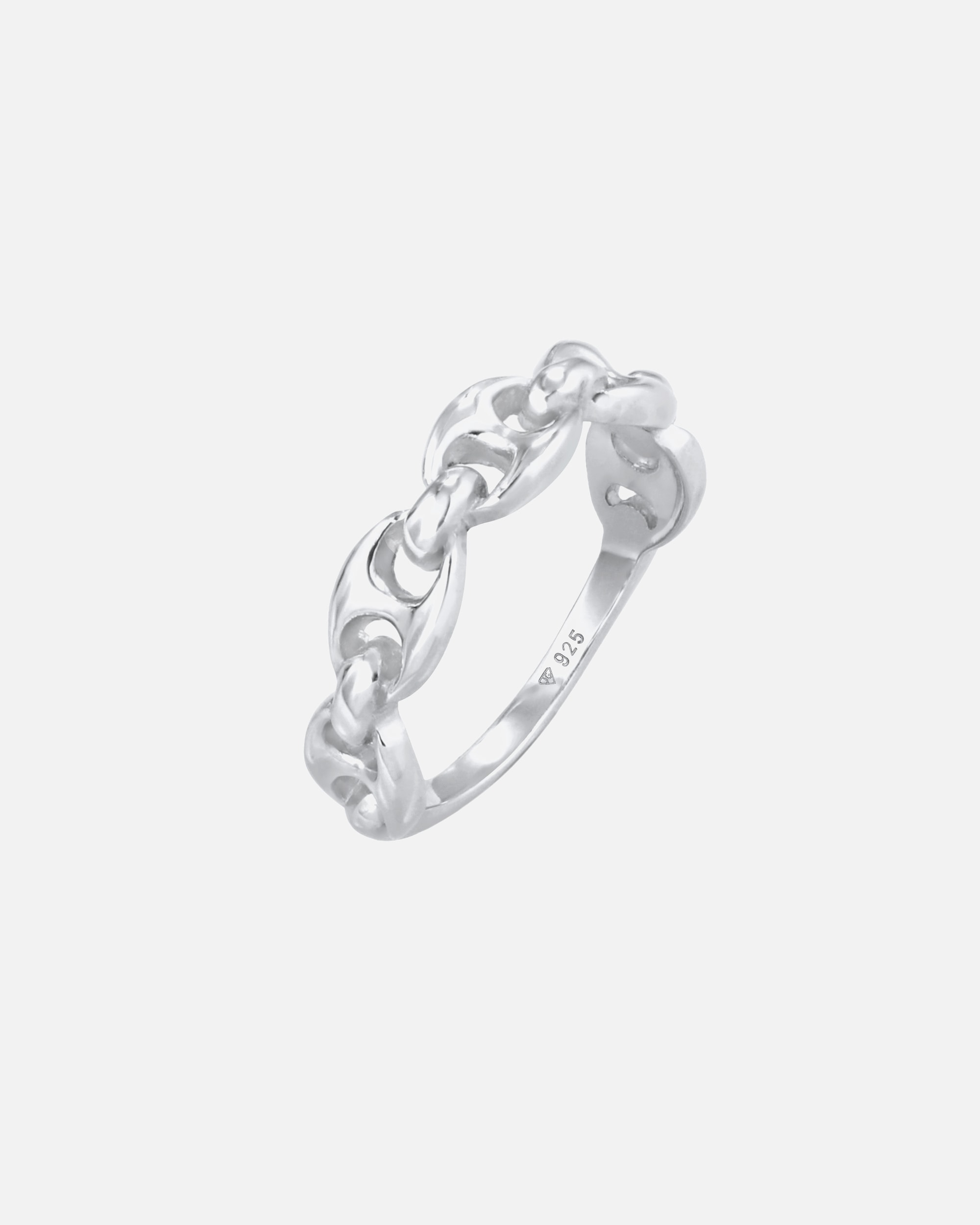 Anello di Femmina Elli Anello a fascia Maritimo Barca Ancora Design Trend in Argento Sterling 925 58