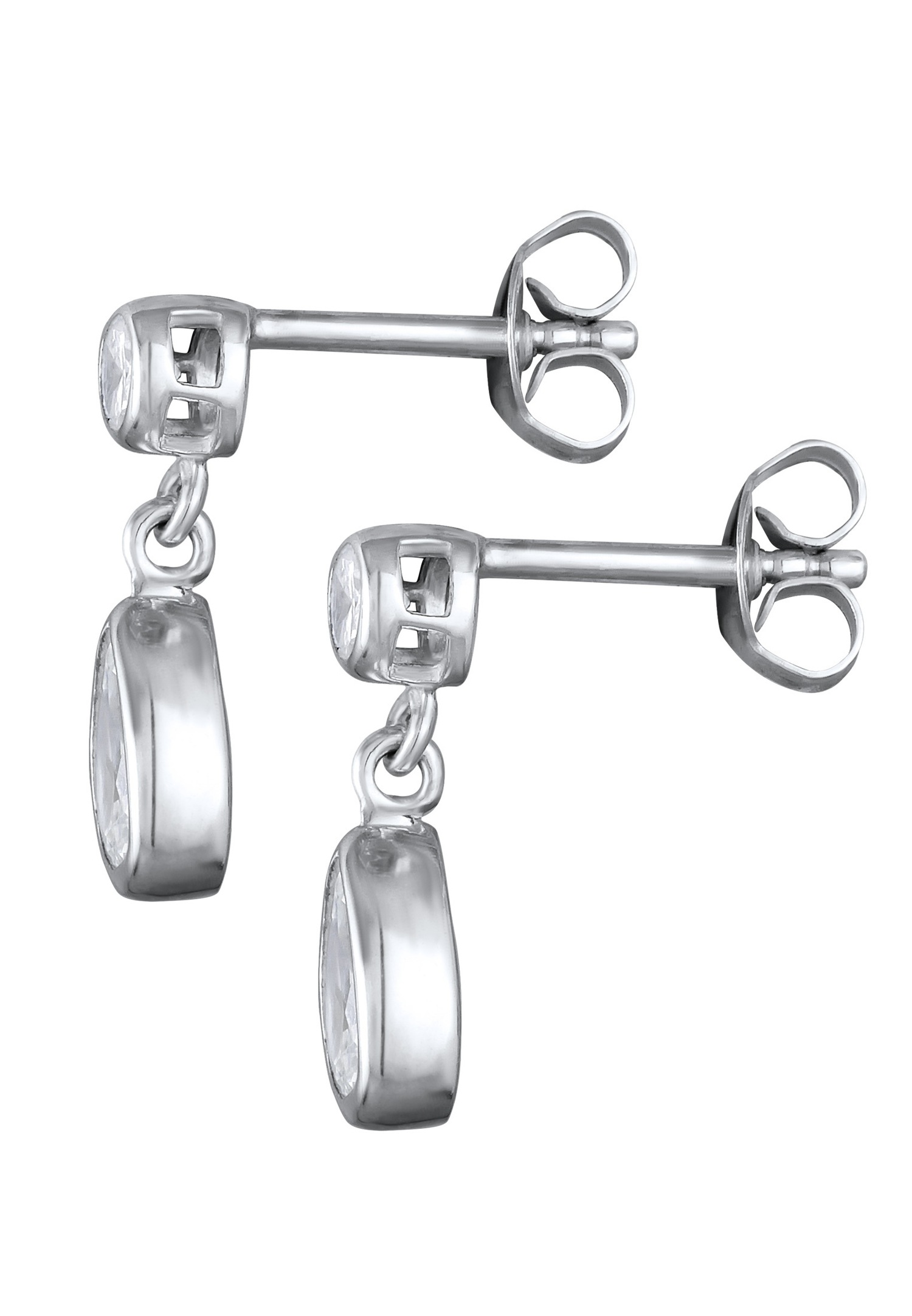 Orecchini Pendenti Donna In Argento Sterling 925 – Zirconi – Lunghezza 6 Cm – Meyiert – Ipoallergenici