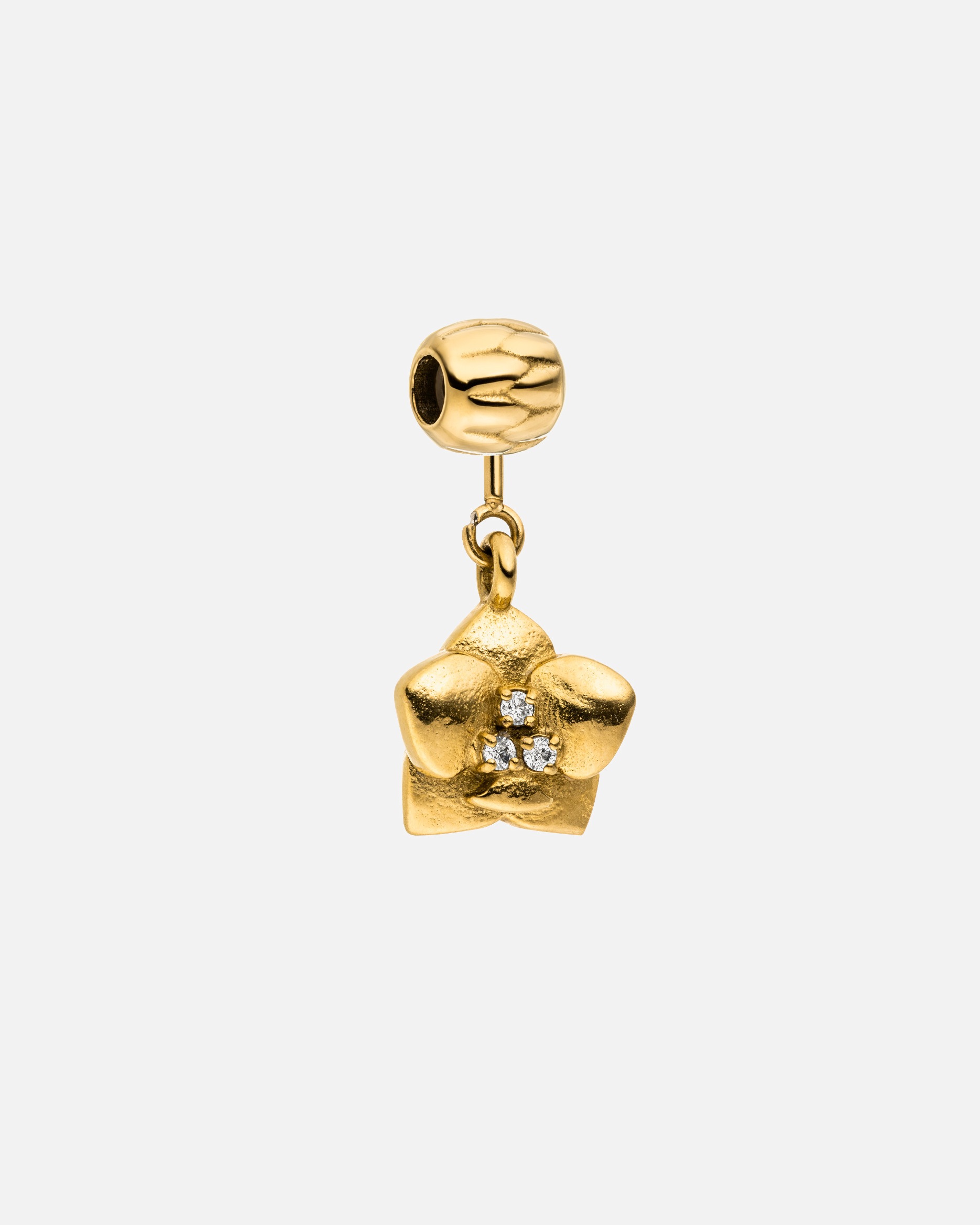 Pendente di Unisex Purelei LEI Orchid Ciondolo 100% acciaio inossidabile Oro