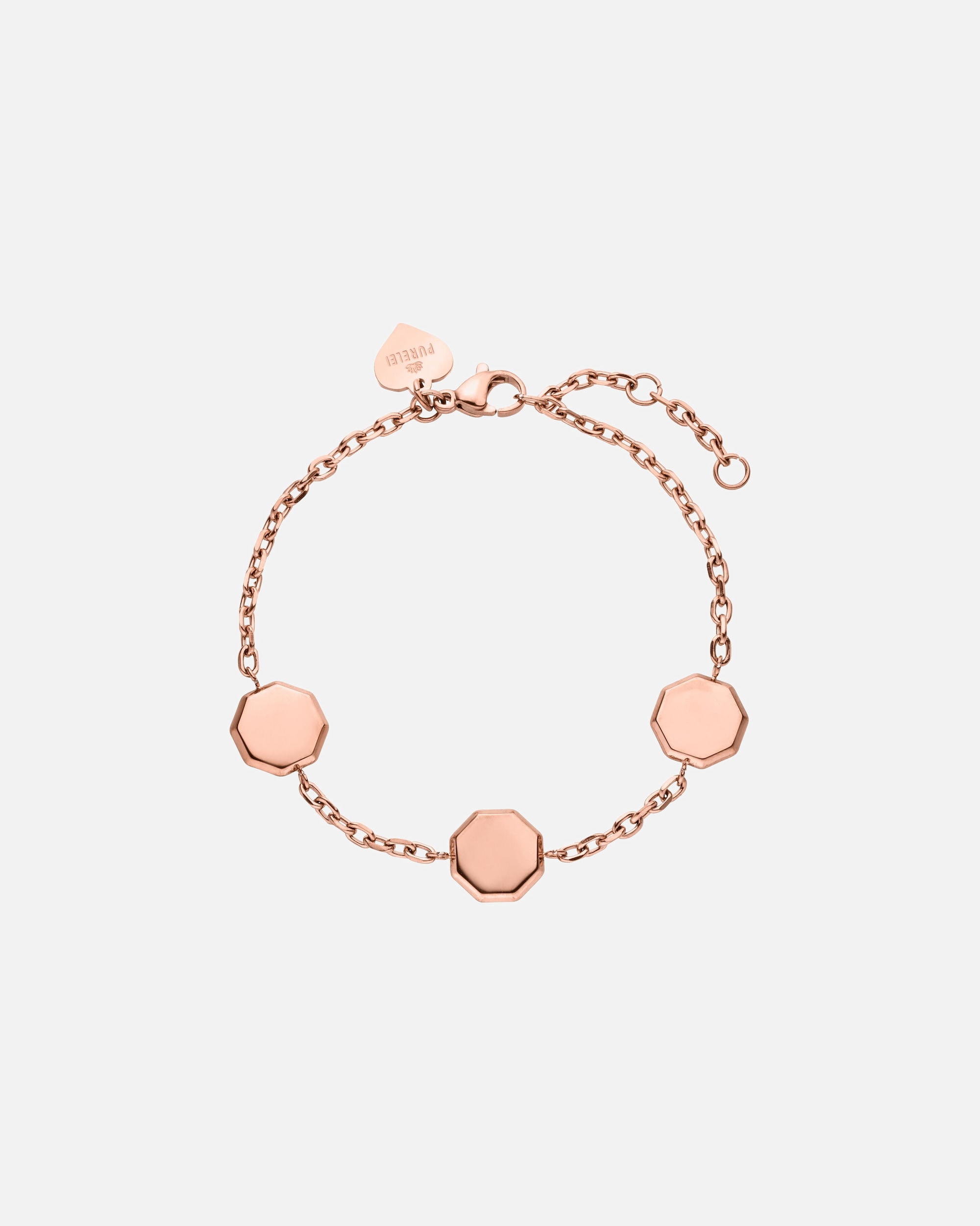 Braccialetto di Femmina Purelei Eternal Bracciale 100% acciaio inossidabile Oro rosa
