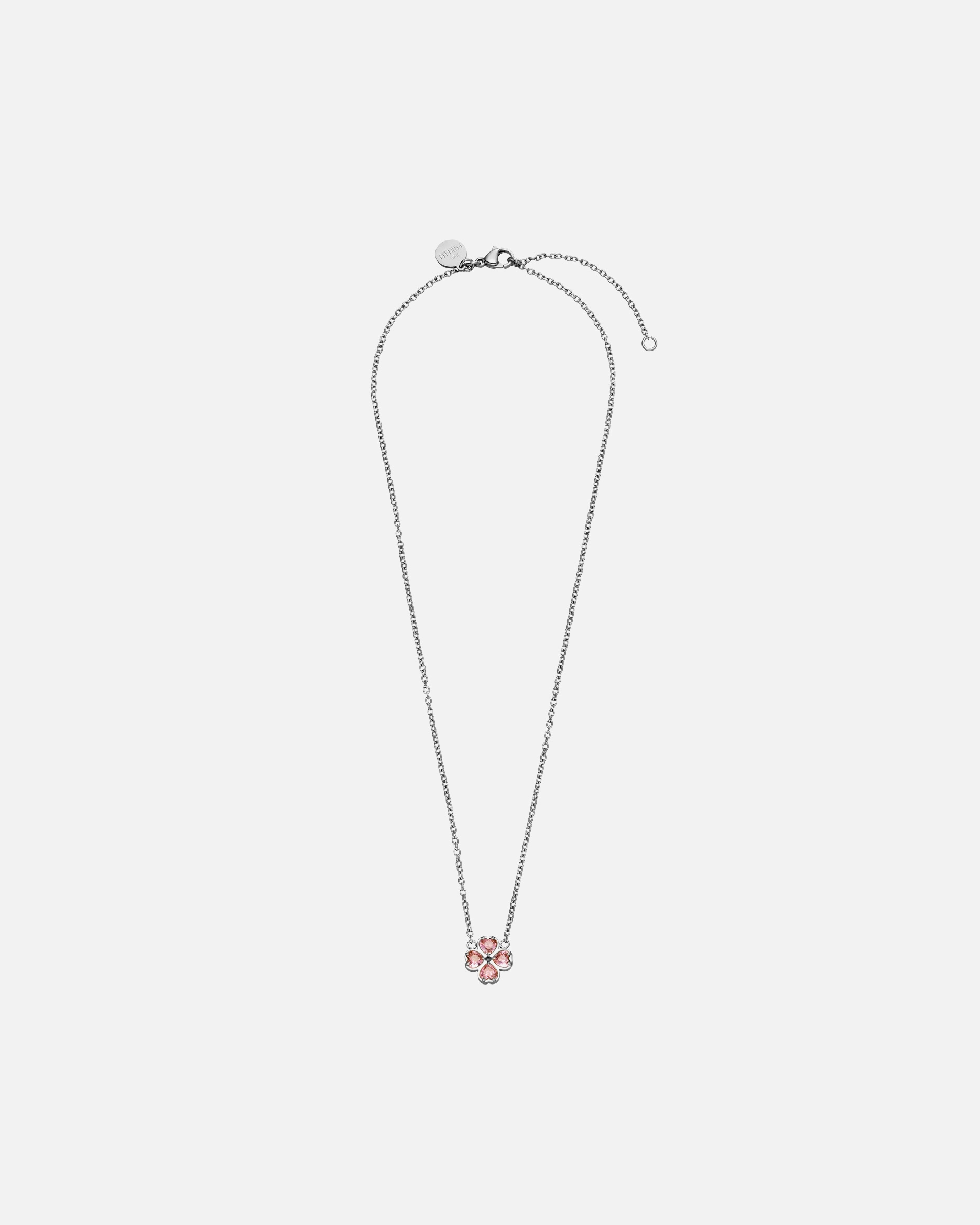 Collana di Unisex Purelei Cuore Rosé Collana 100% acciaio inossidabile Argento