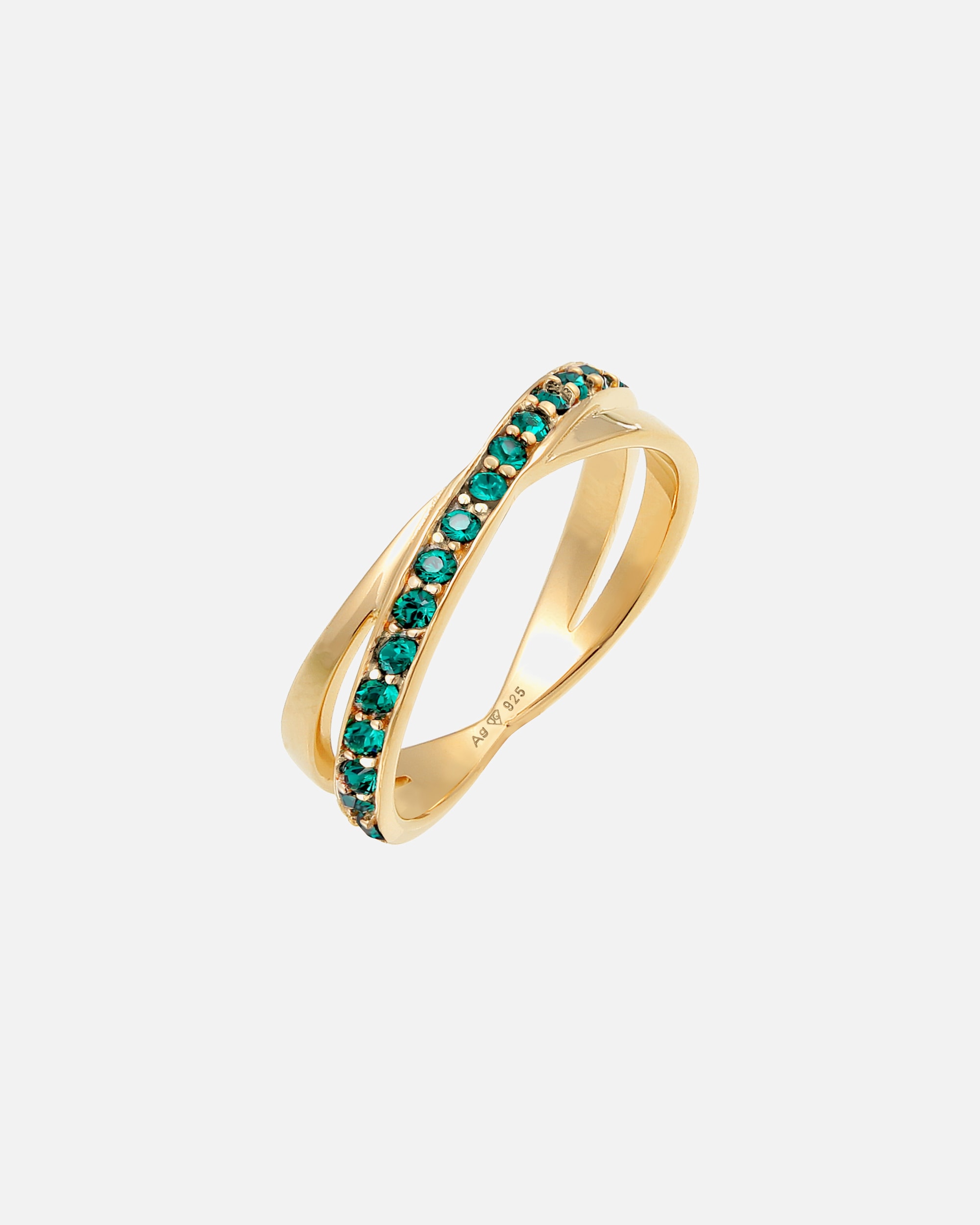 Anello di Femmina Elli Anello con Sigillo e Cilieggia in Smalto Dolce in Argento 925 52