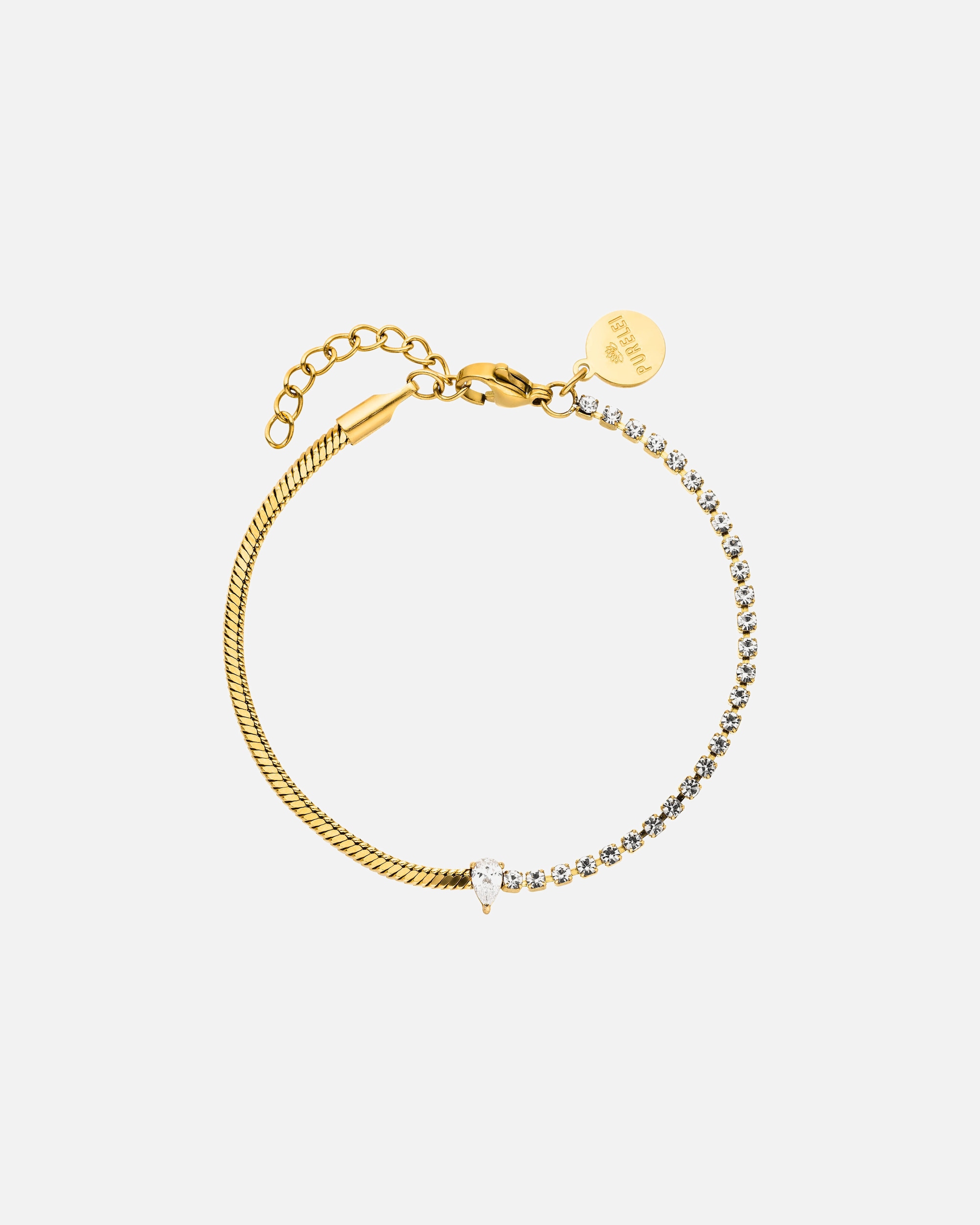 Braccialetto di Femmina Purelei Fusion Bracciale 100% acciaio inossidabile Oro