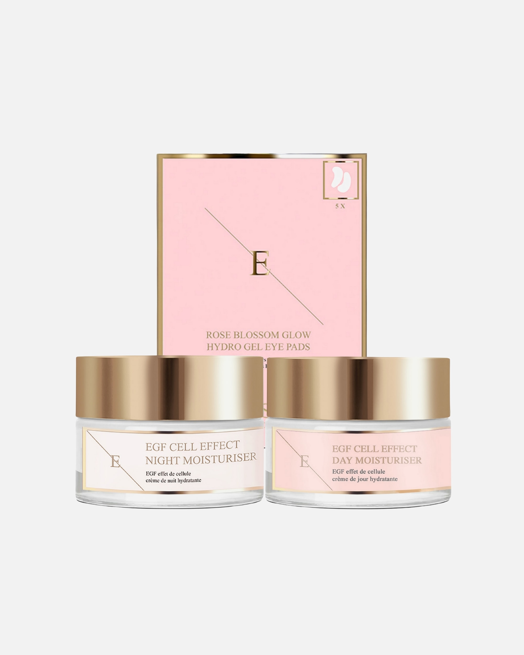 Set cura del viso di Femmina EGF Duo + Set Occhi Rosa 1 pezzo