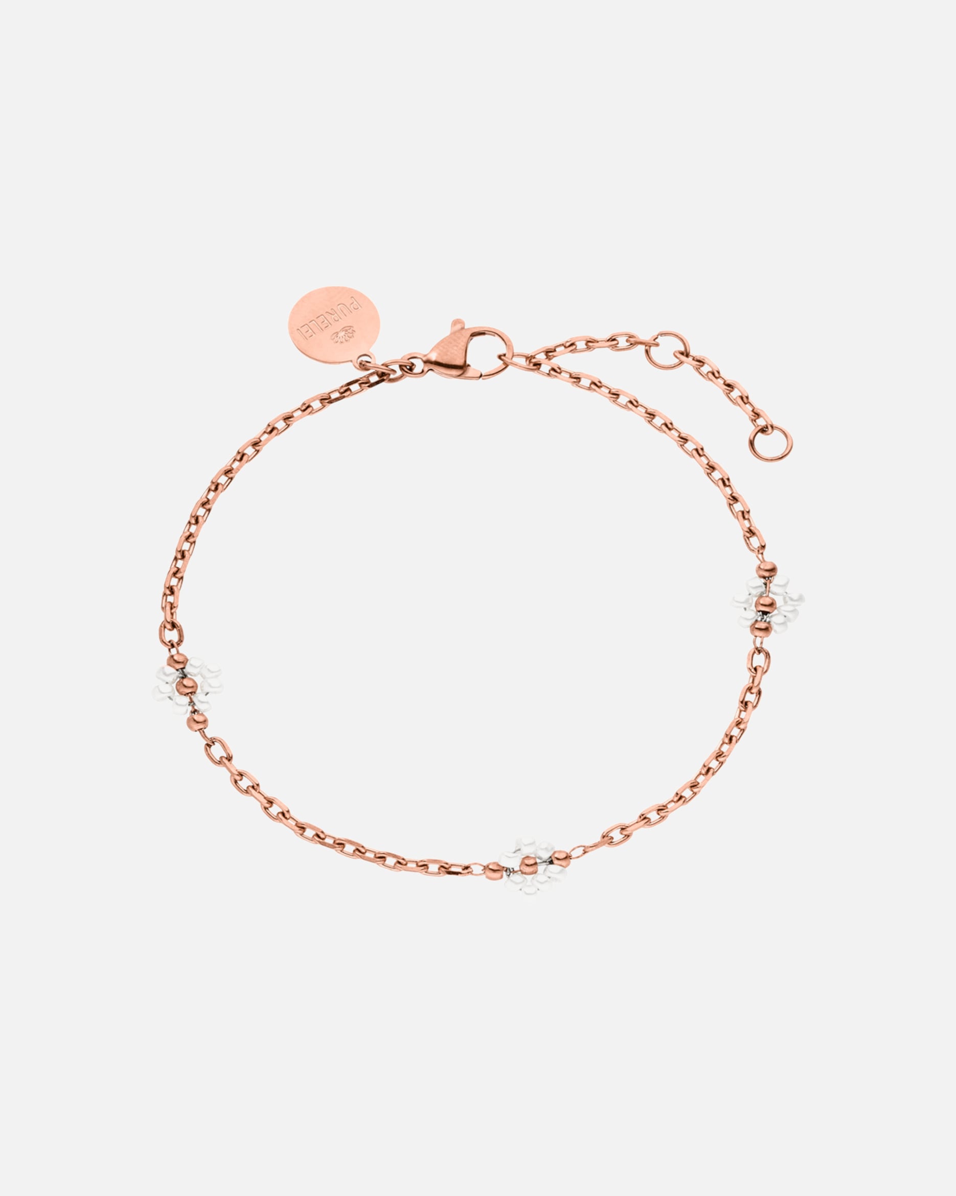 Giolello Piedi di Unisex Purelei Linen Blossom Braccialetto per il piede 100% acciaio inossidabile Oro