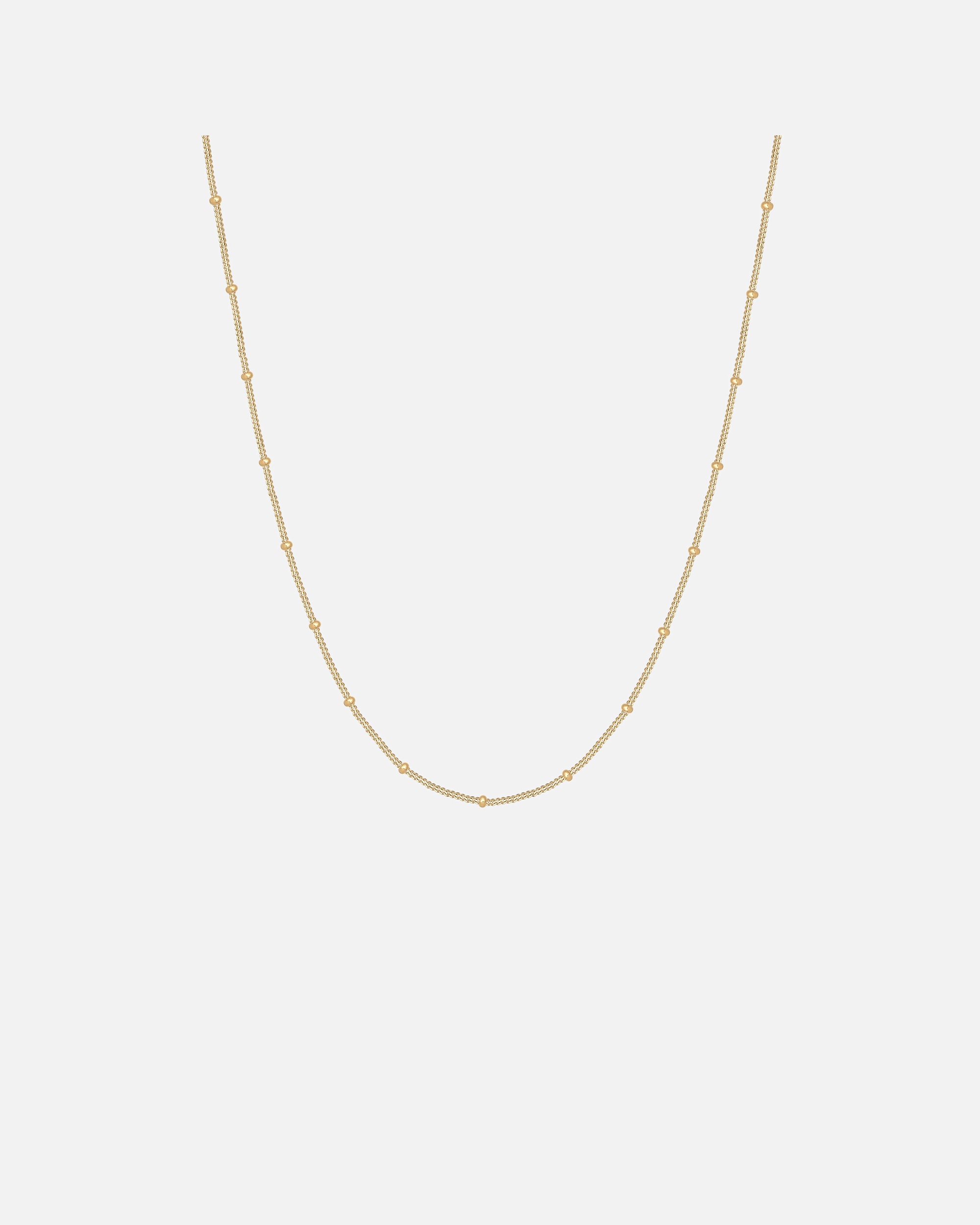 Collana di Femmina Elli Sfera di Base Classica Fine in Argento Sterling 925 45