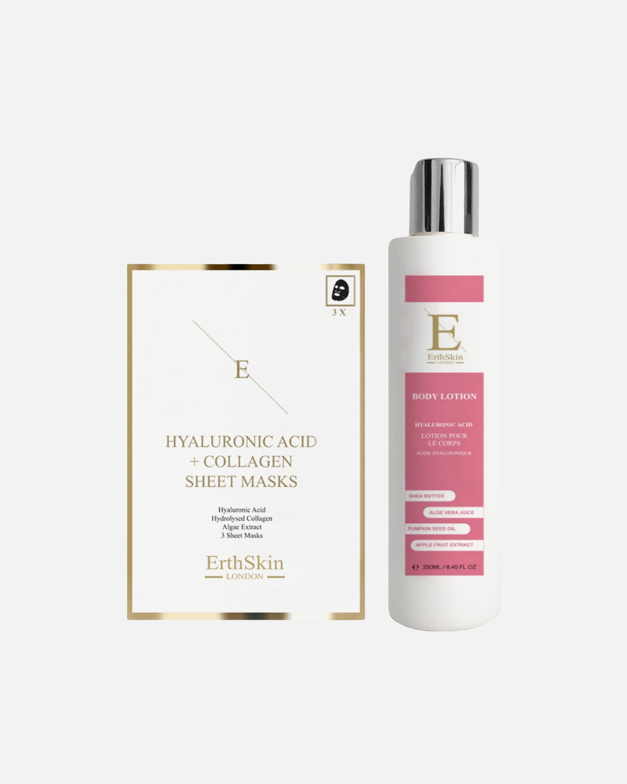 Cofanetto cura del corpo di Femmina ErthSkin London Set idratante per corpo e maschera 1 pezzo