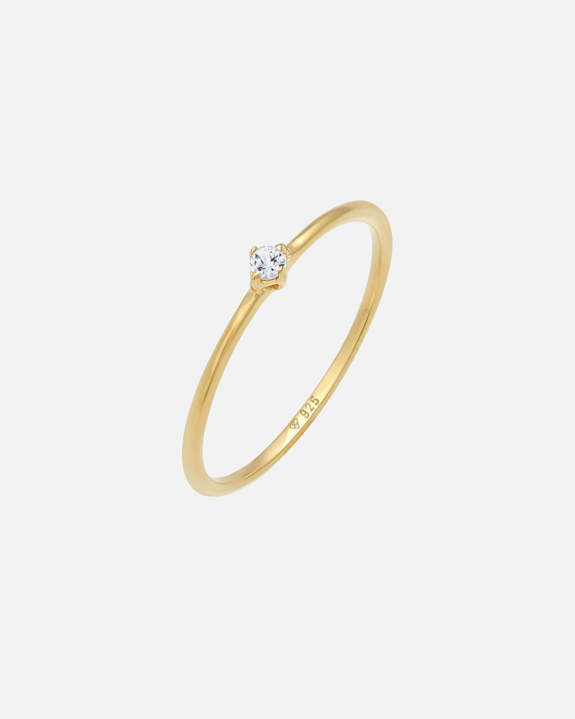 Anello di Femmina Elli PREMIUM Sole Splendente Stile Astro in Argento 925 58