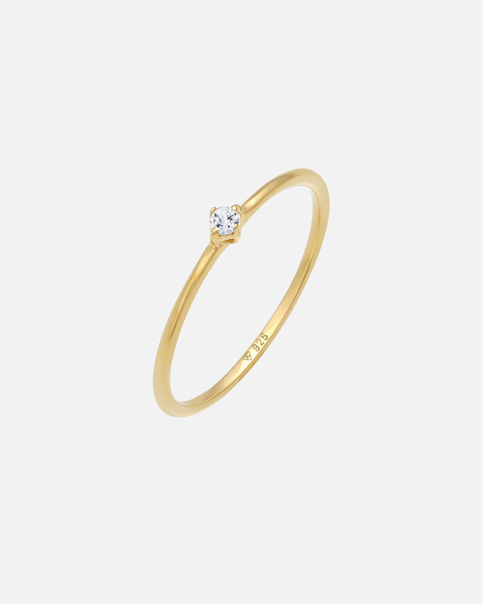 Anello di Femmina Elli PREMIUM Sole Splendente Stile Astro in Argento 925 54