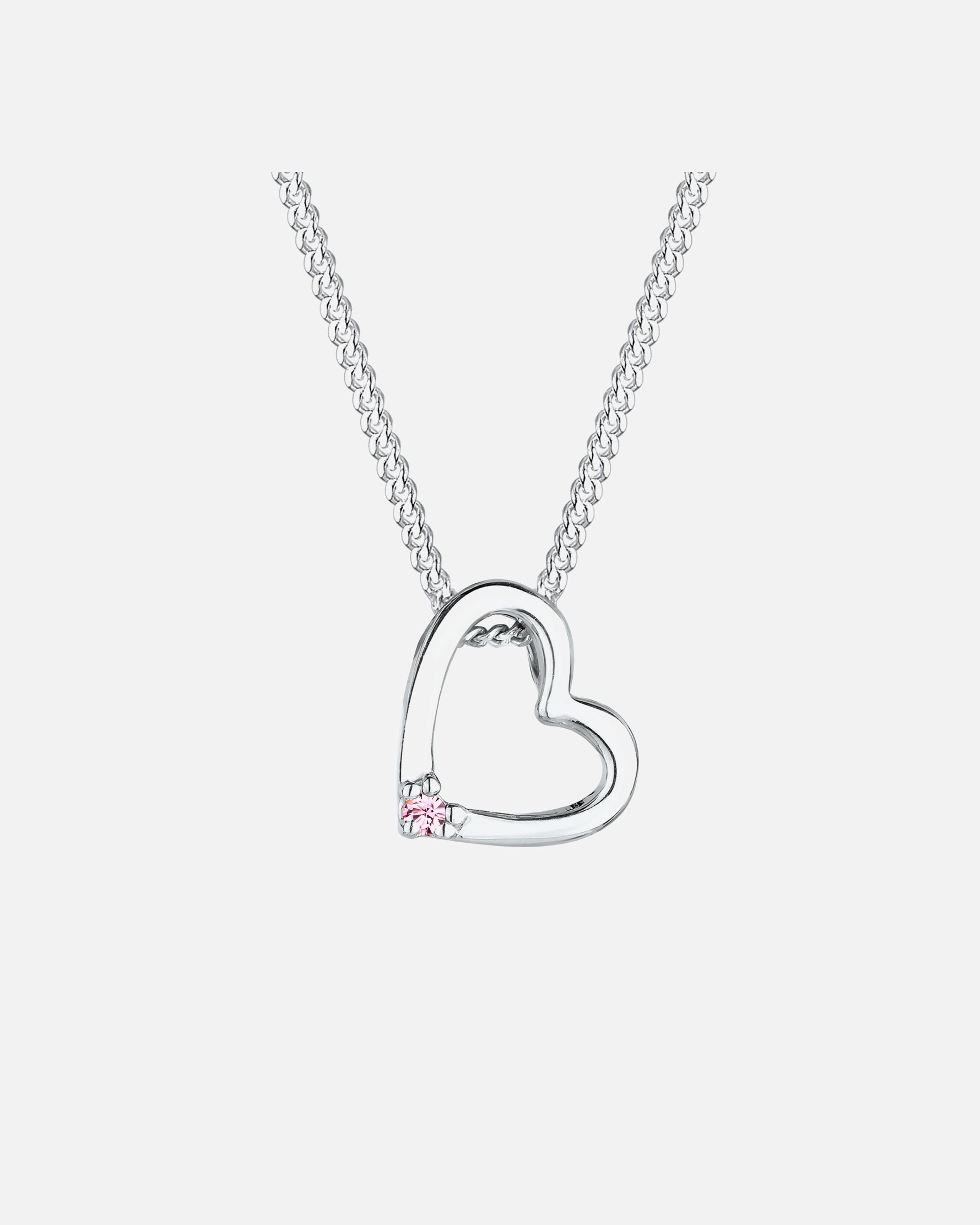 Elli Collana da donna in argento sterling 925 con ciondolo a forma di cerchio Elli Collana da donna in argento sterling 925 con ciondolo a forma di cerchio