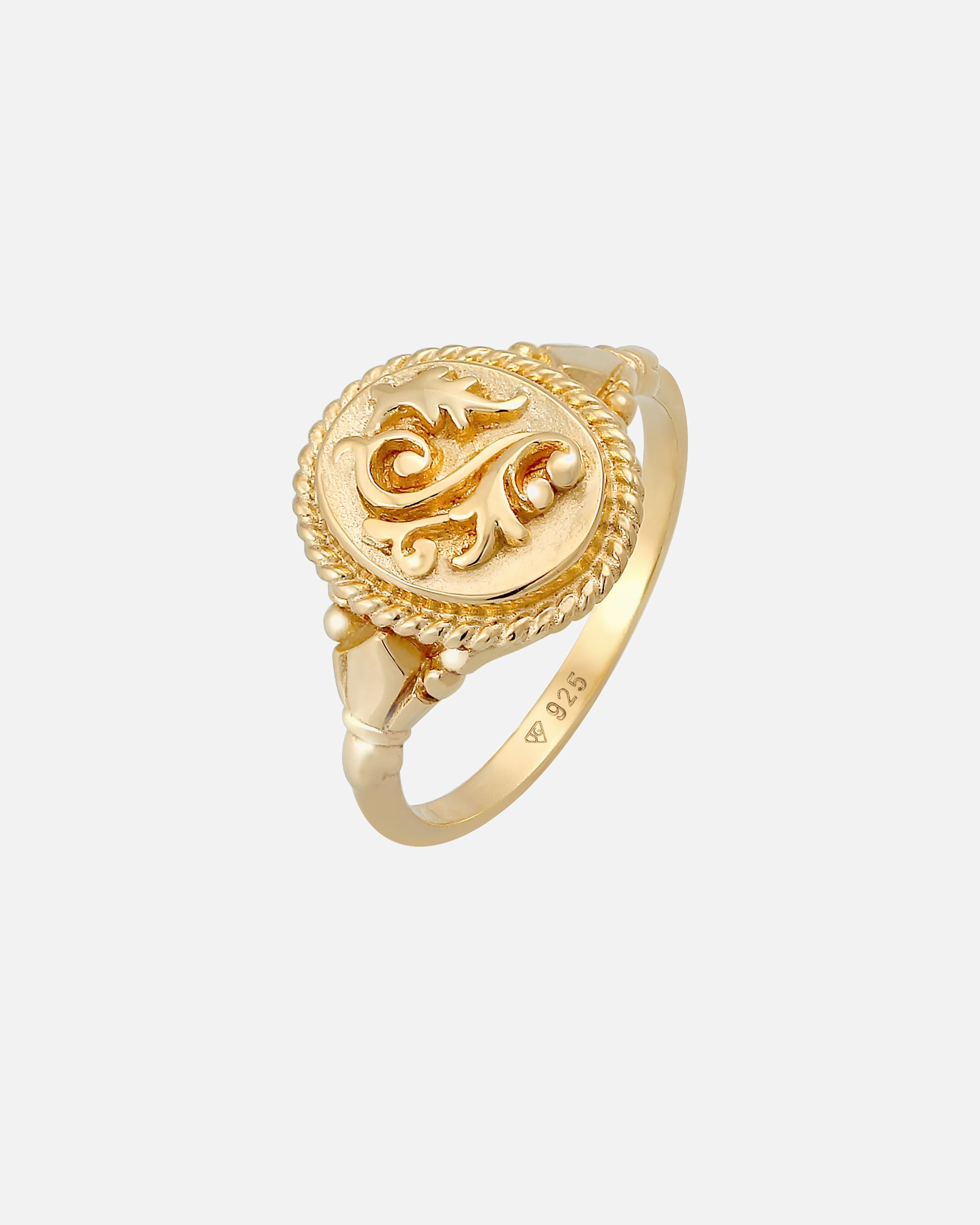 Anello di Femmina Elli Vintage Ornament Chunky Trend Blogger Trend in 925 Sterling Silver 58