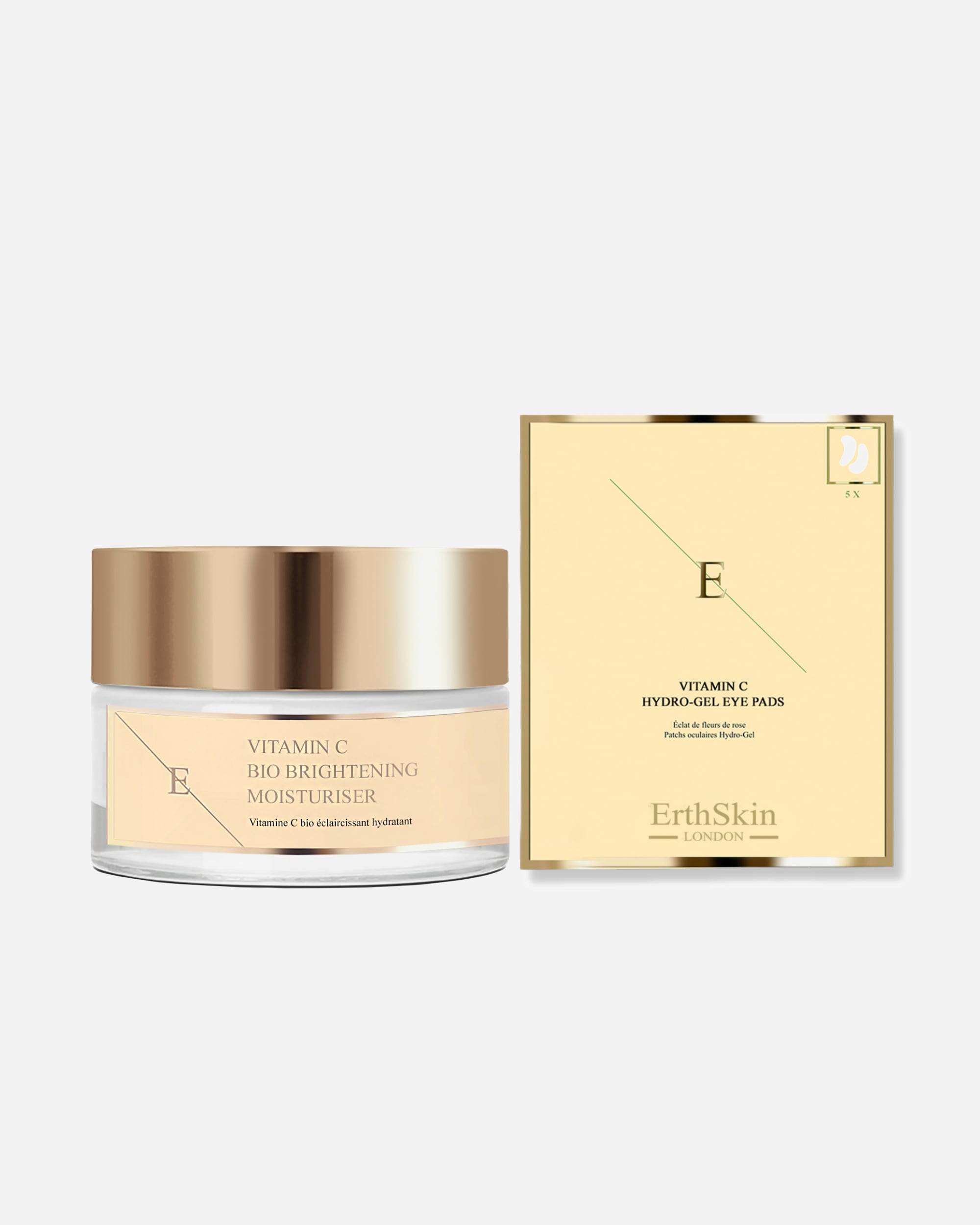 Set cura del viso di Femmina ErthSkin London Set occhi luminosi alla vitamina C 1 pezzo