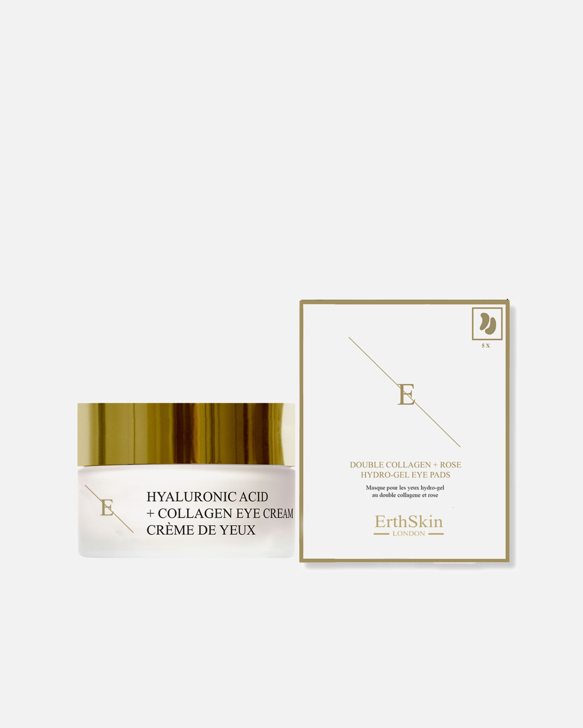 Kit cura occhi di Femmina ErthSkin London Set occhi Pro Age + Double Collagen 1 pezzo