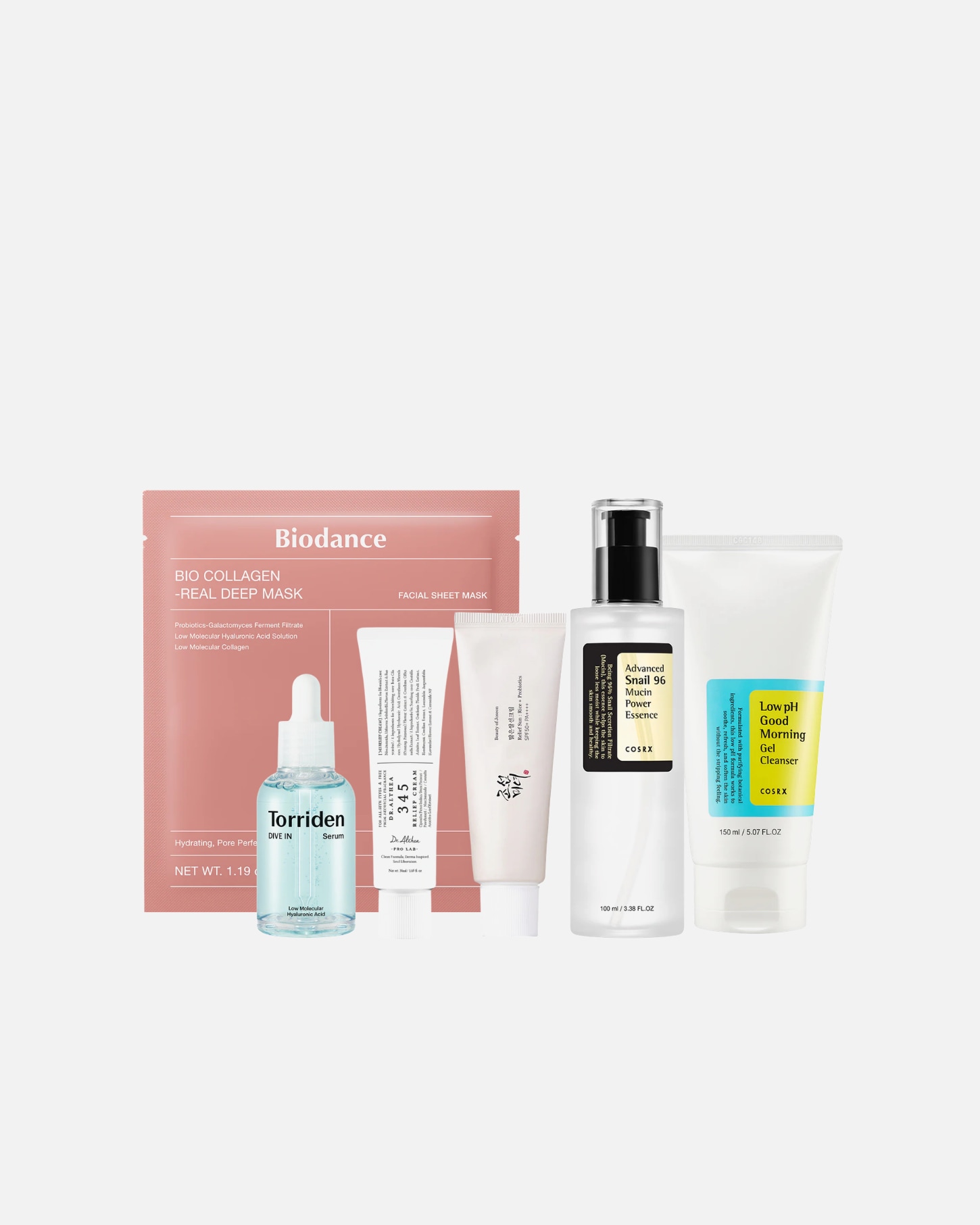 Set cura del viso di Unisex LoveMyCosmetic Glow Routine Bestseller Kit 1 pezzo