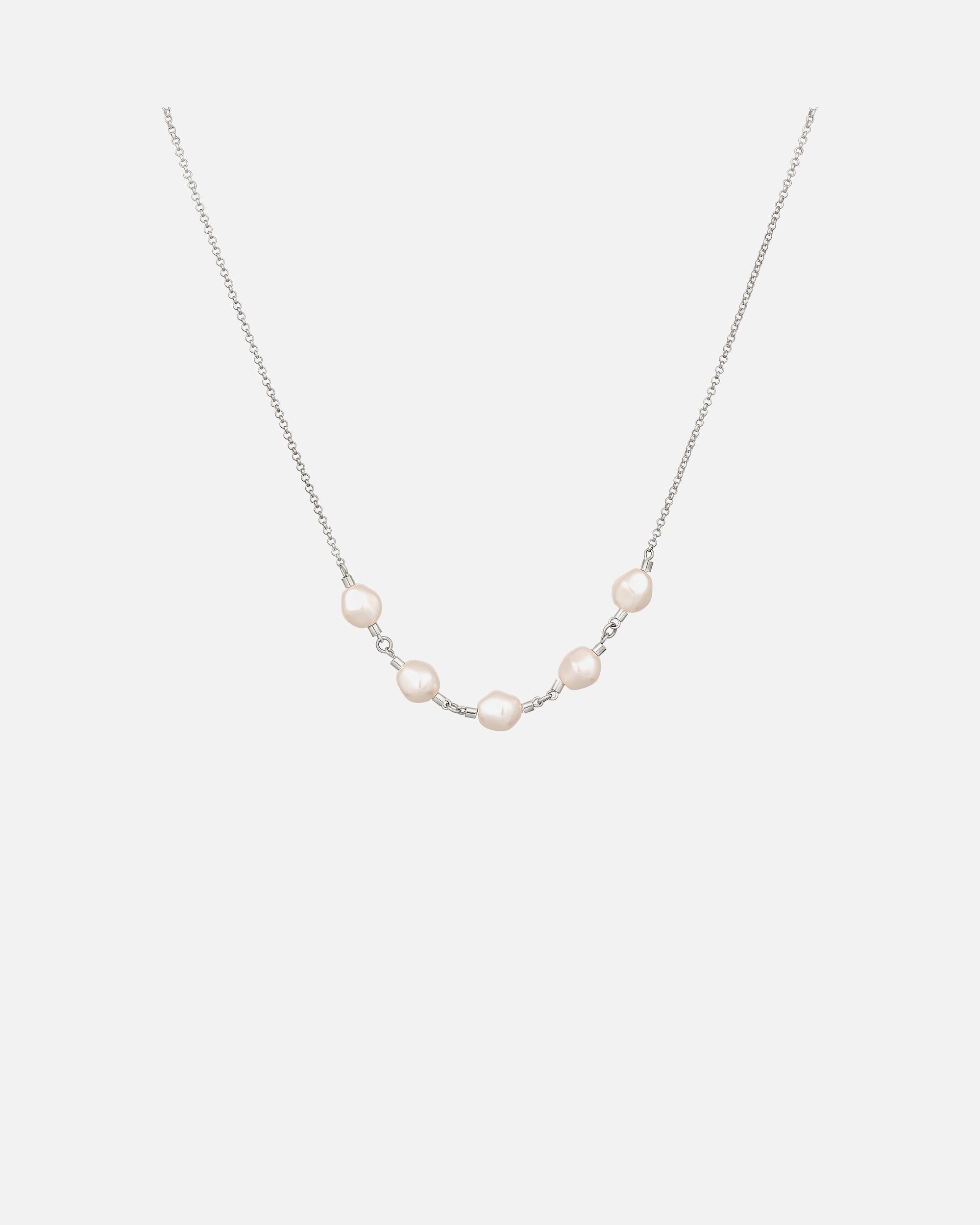 Collana di Femmina Elli Collana corta con perle Swarovski Pearl Bianco 925 Sterling Silver silberfarben