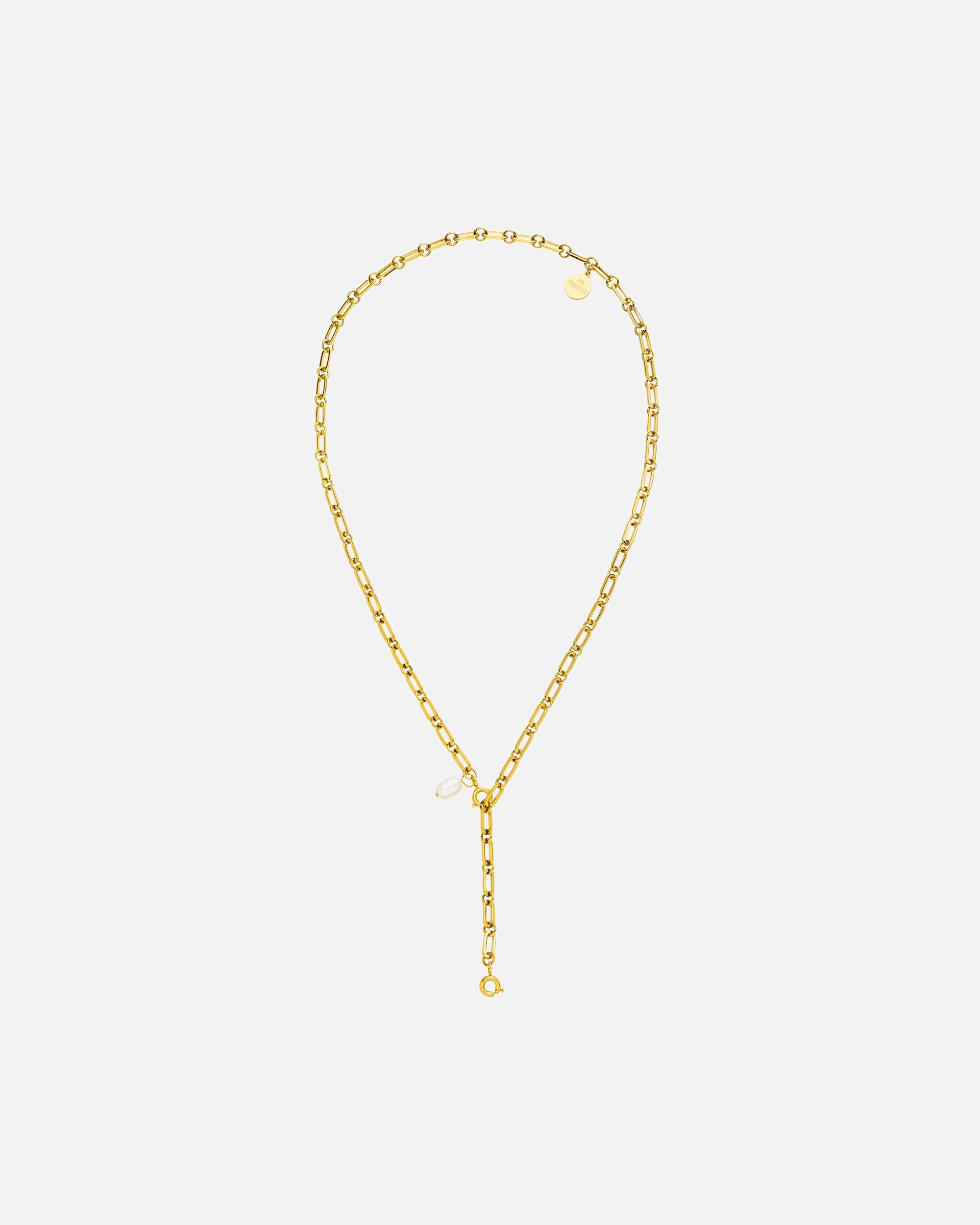 Collana di Femmina Purelei Zodiac Charm Collana 100% acciaio inossidabile Oro