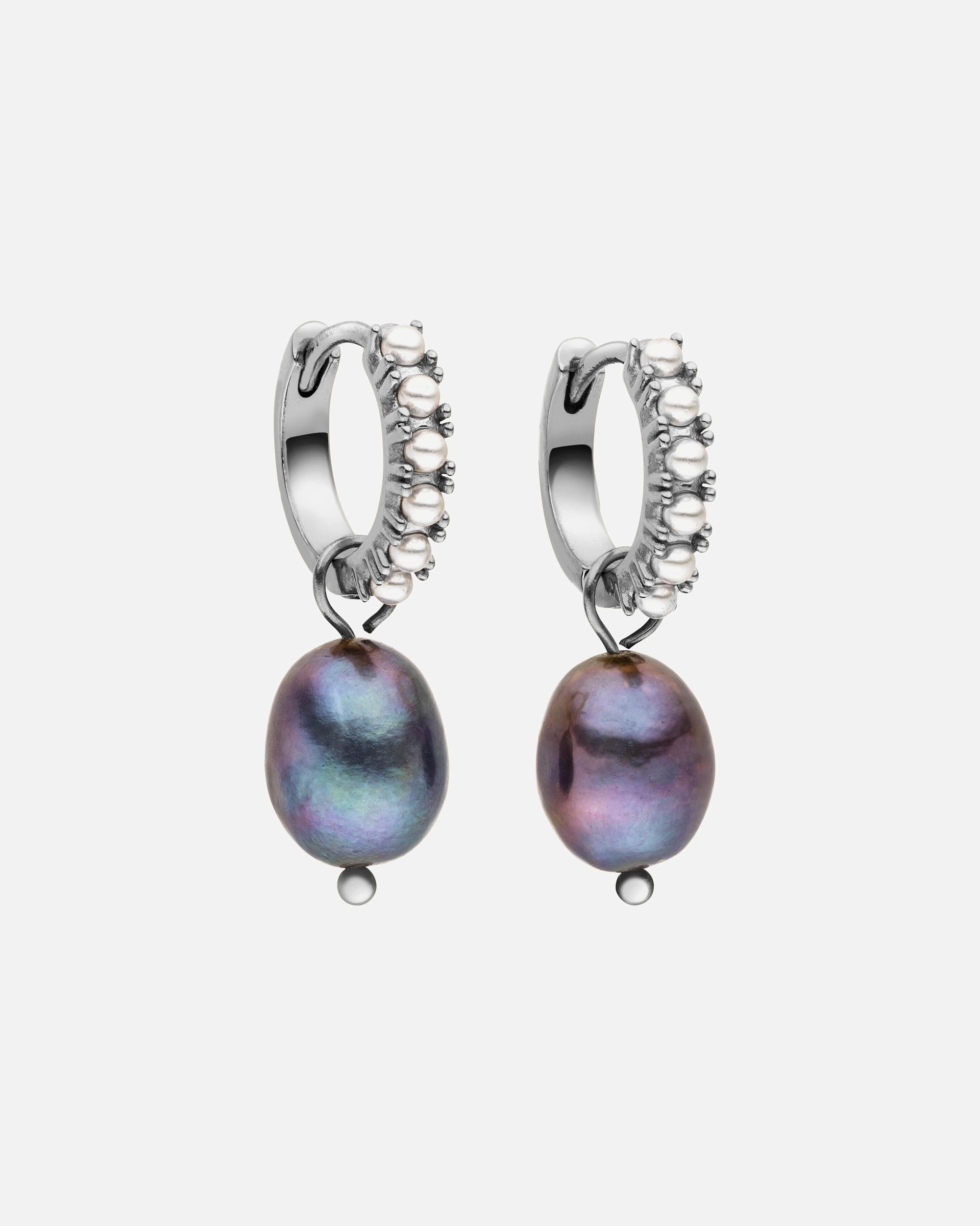 Orecchini di Femmina Purelei Pearly Orecchini 100% acciaio inossidabile Argento