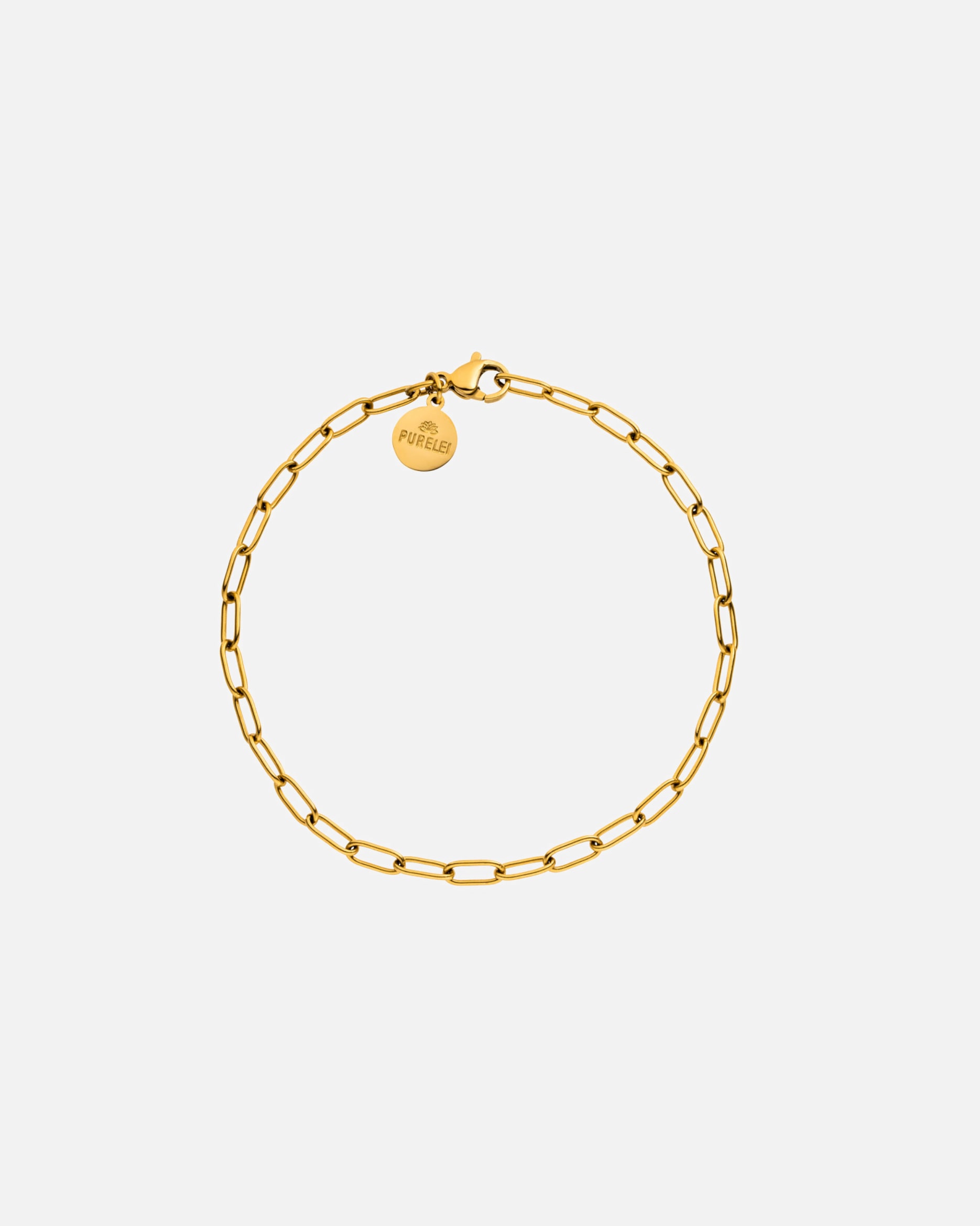 Braccialetto di Unisex Purelei Endlessly Bracciale 100% acciaio inossidabile Oro