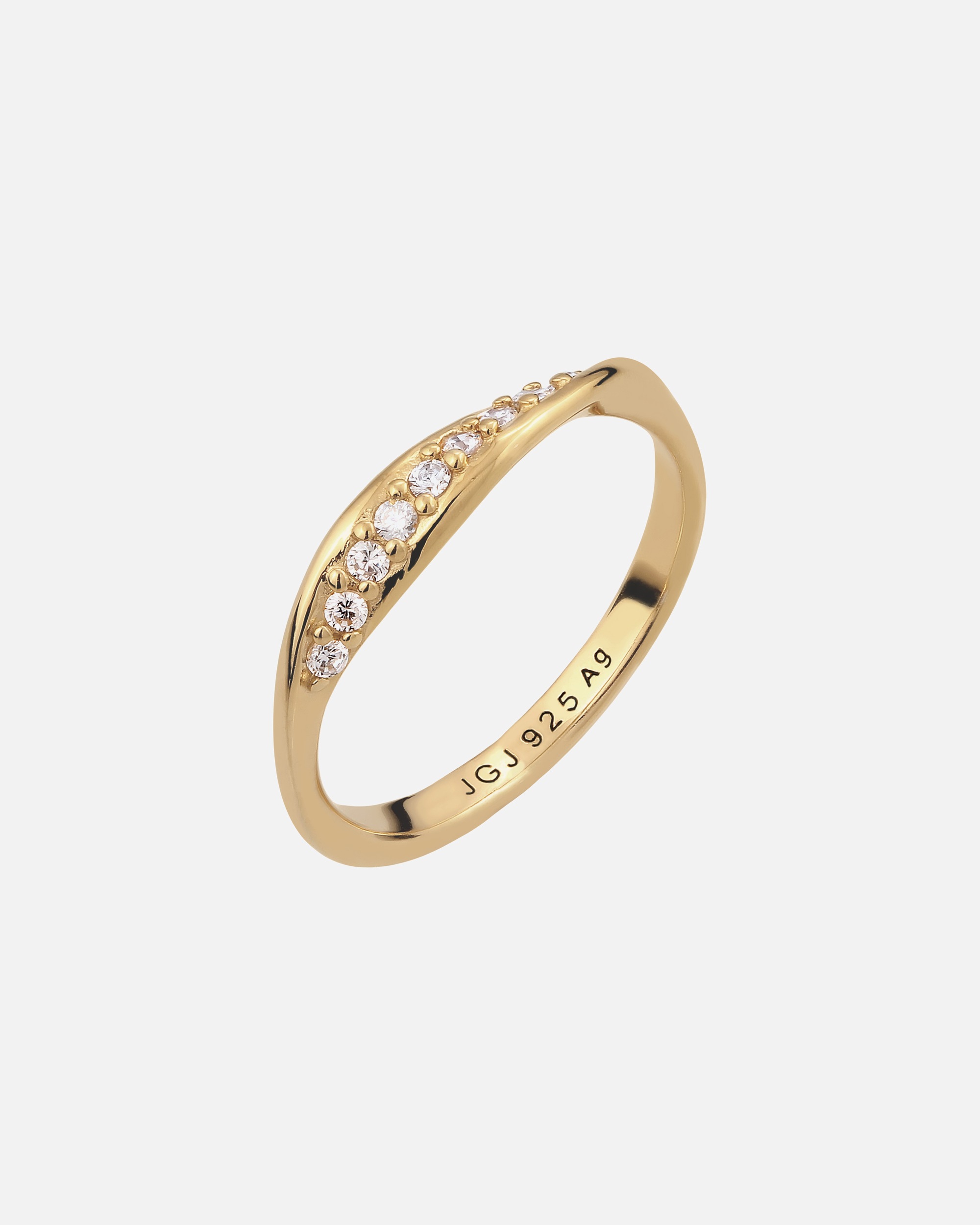 Anello di Femmina Elli DIAMONDS Anello Diamante Sintetico Bianco Taglio Brillante (0.18 ct) 925 Sterling Silver 54