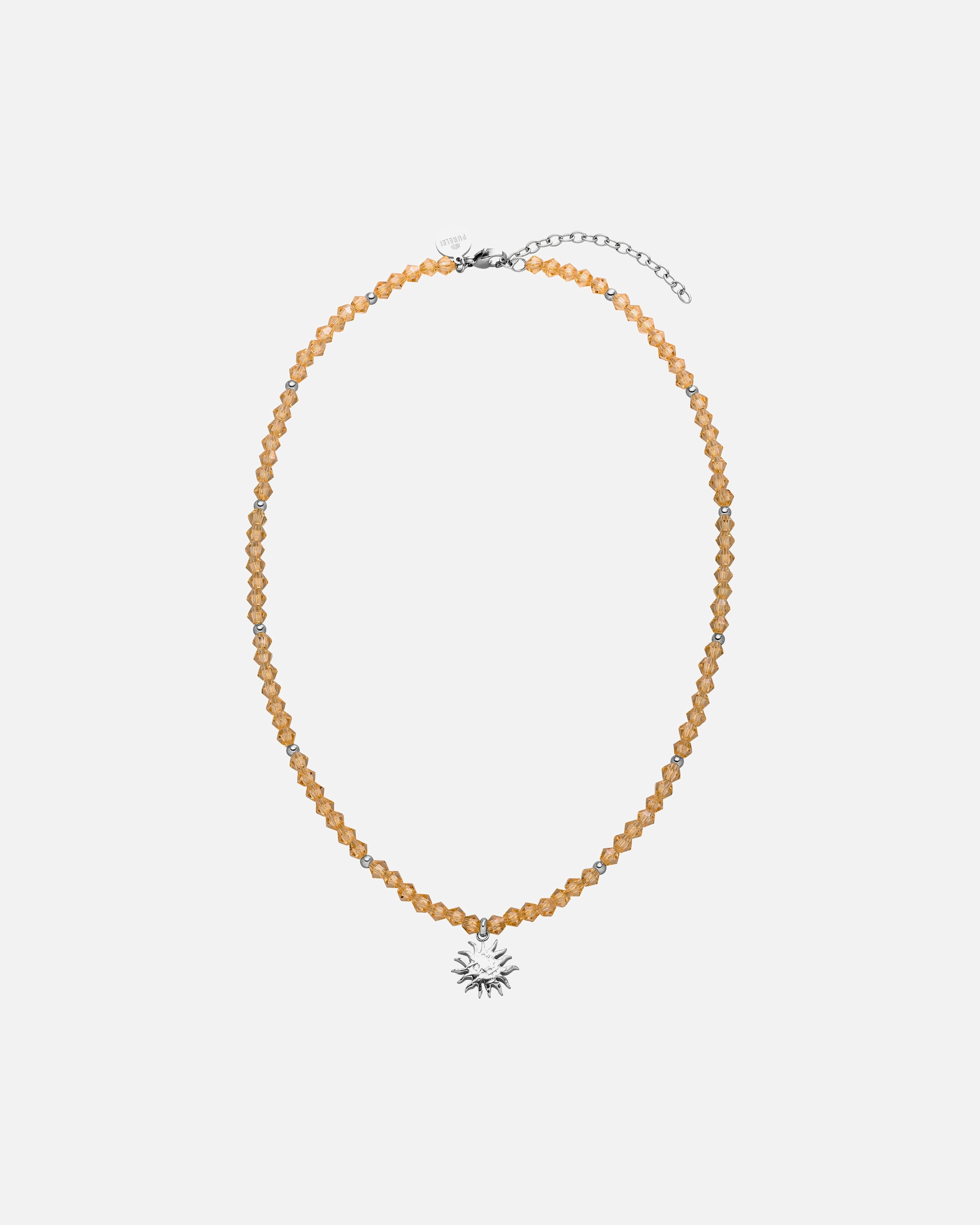 Collana di Femmina Purelei Sunray Collana 100% acciaio inossidabile Argento