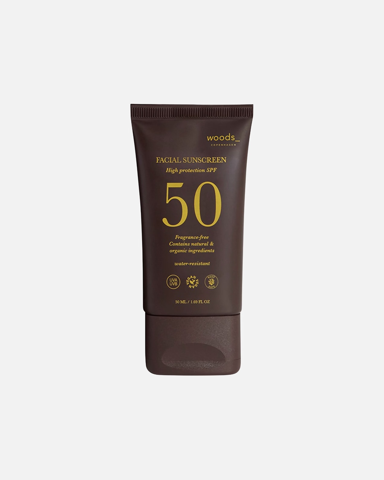 Crema solare di Unisex Woods Copenhagen Default Brand Line Facial Sunscreen SPF50 50 ml
